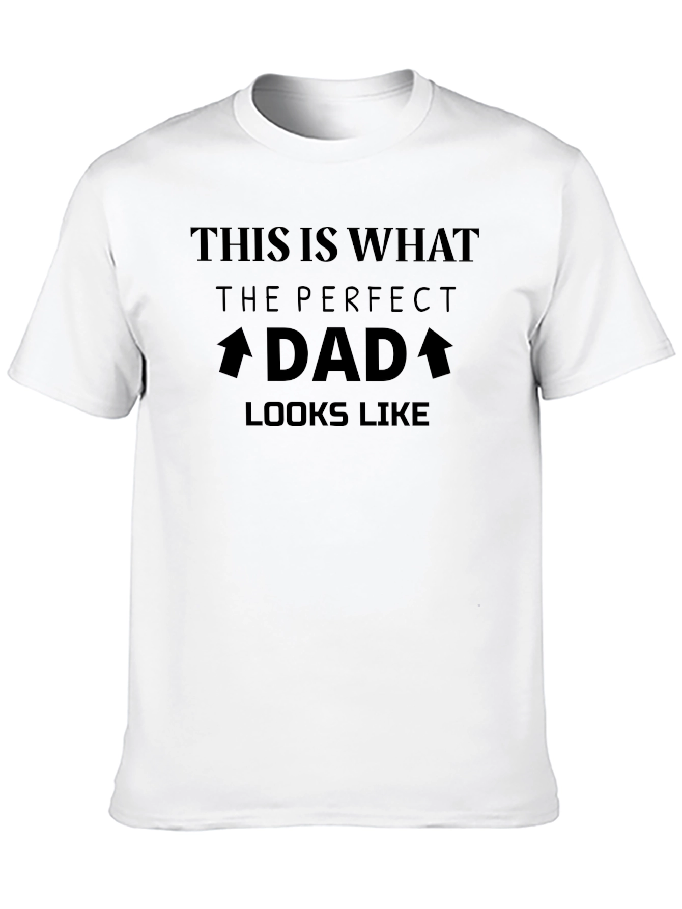 Perfect Dad Black Graphic Tee