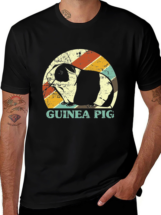 Vintage Guinea Pig T-Shirt - Retro Pet Lover Tee