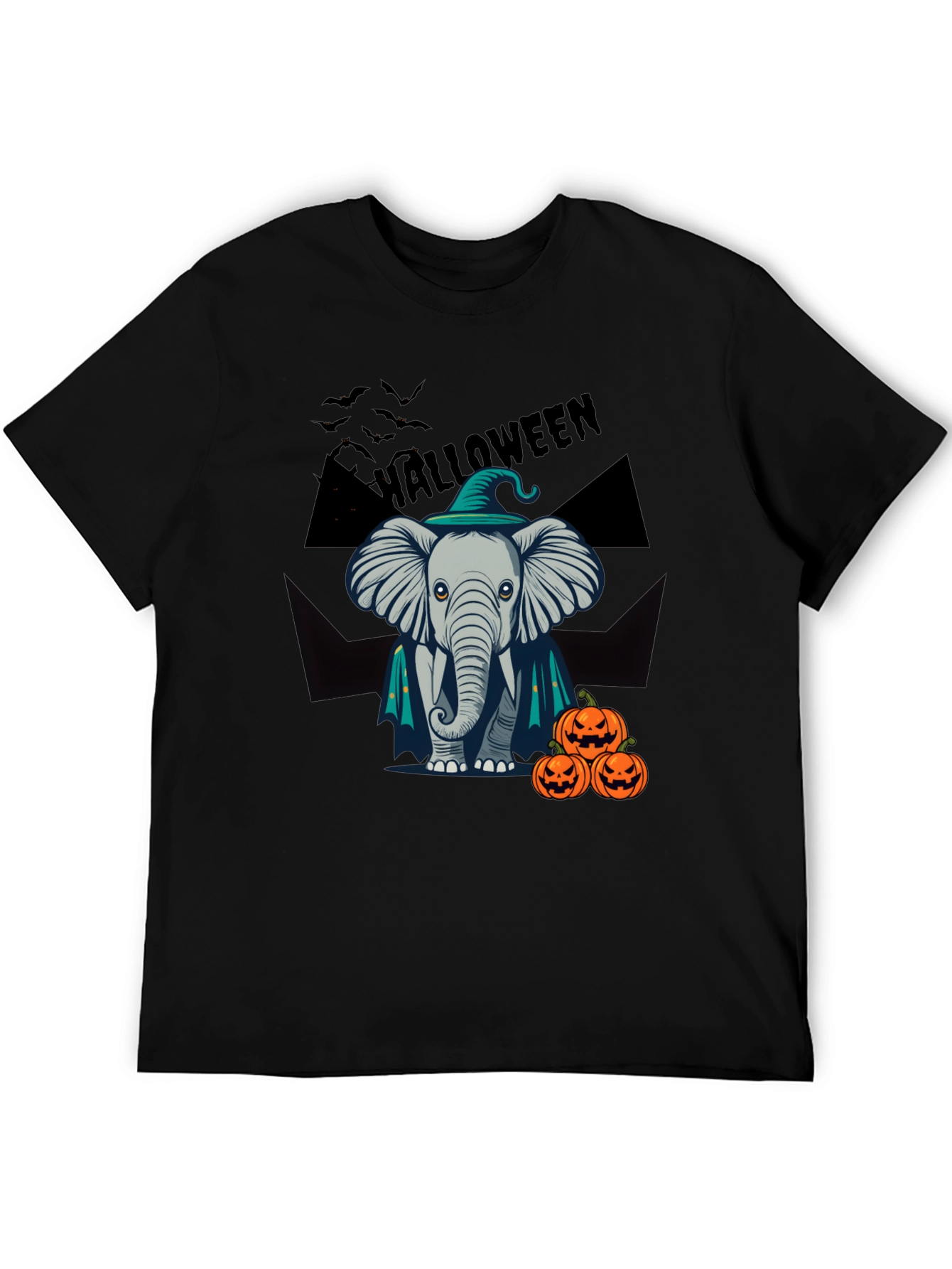 Halloween Elephant Witch T-Shirt
