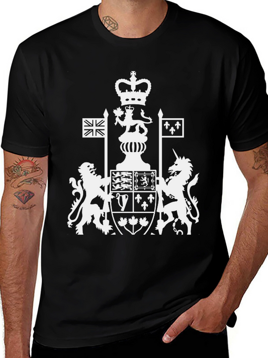 Canada Coat of Arms T-Shirt - Black