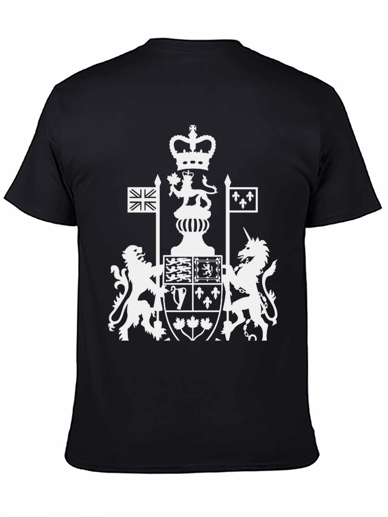Canada Coat of Arms T-Shirt - Black