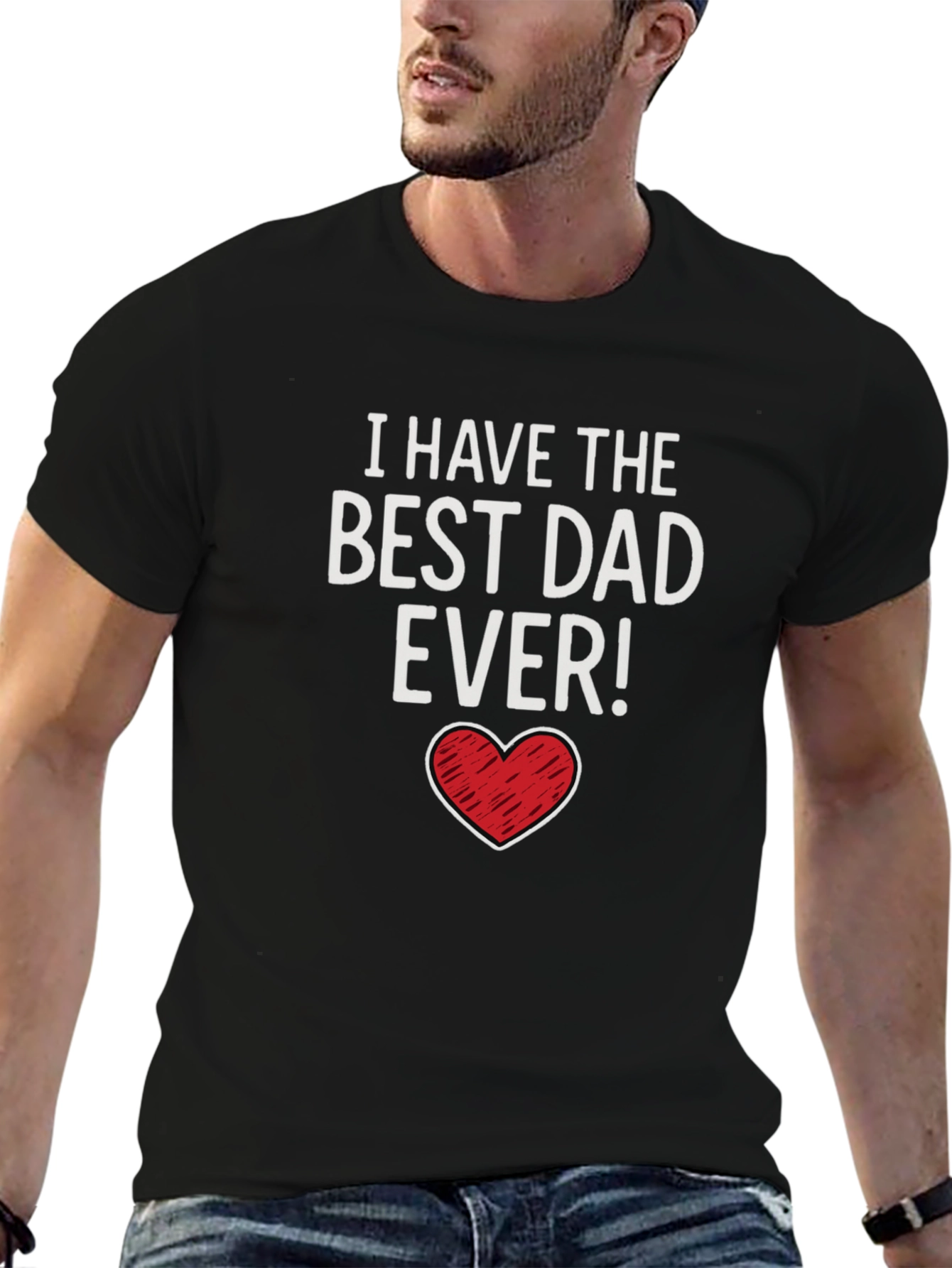 Best Dad Ever Graphic Tee - Fathers Day Gift