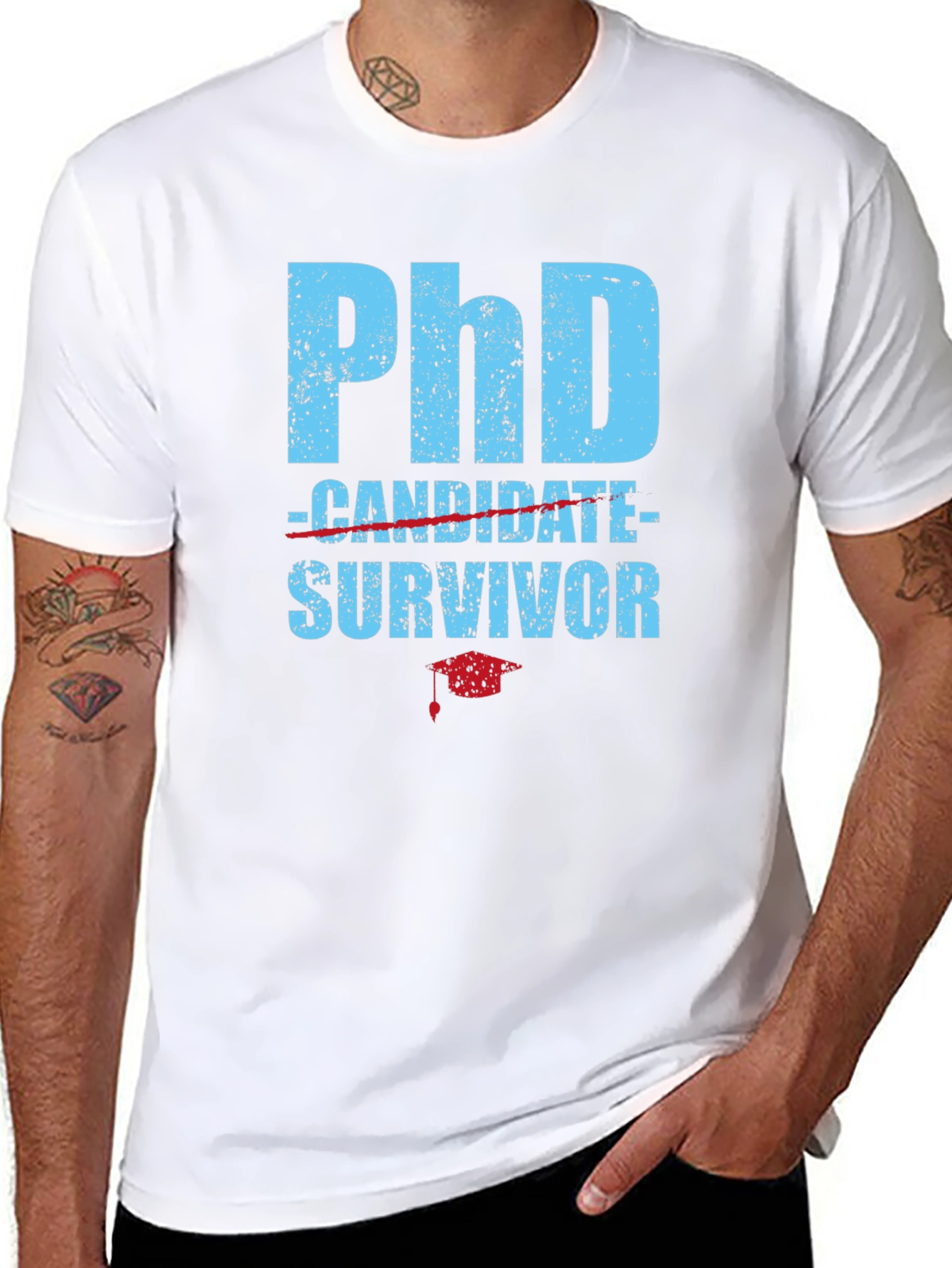 PhD Survivor T-Shirt - Graduation Gift