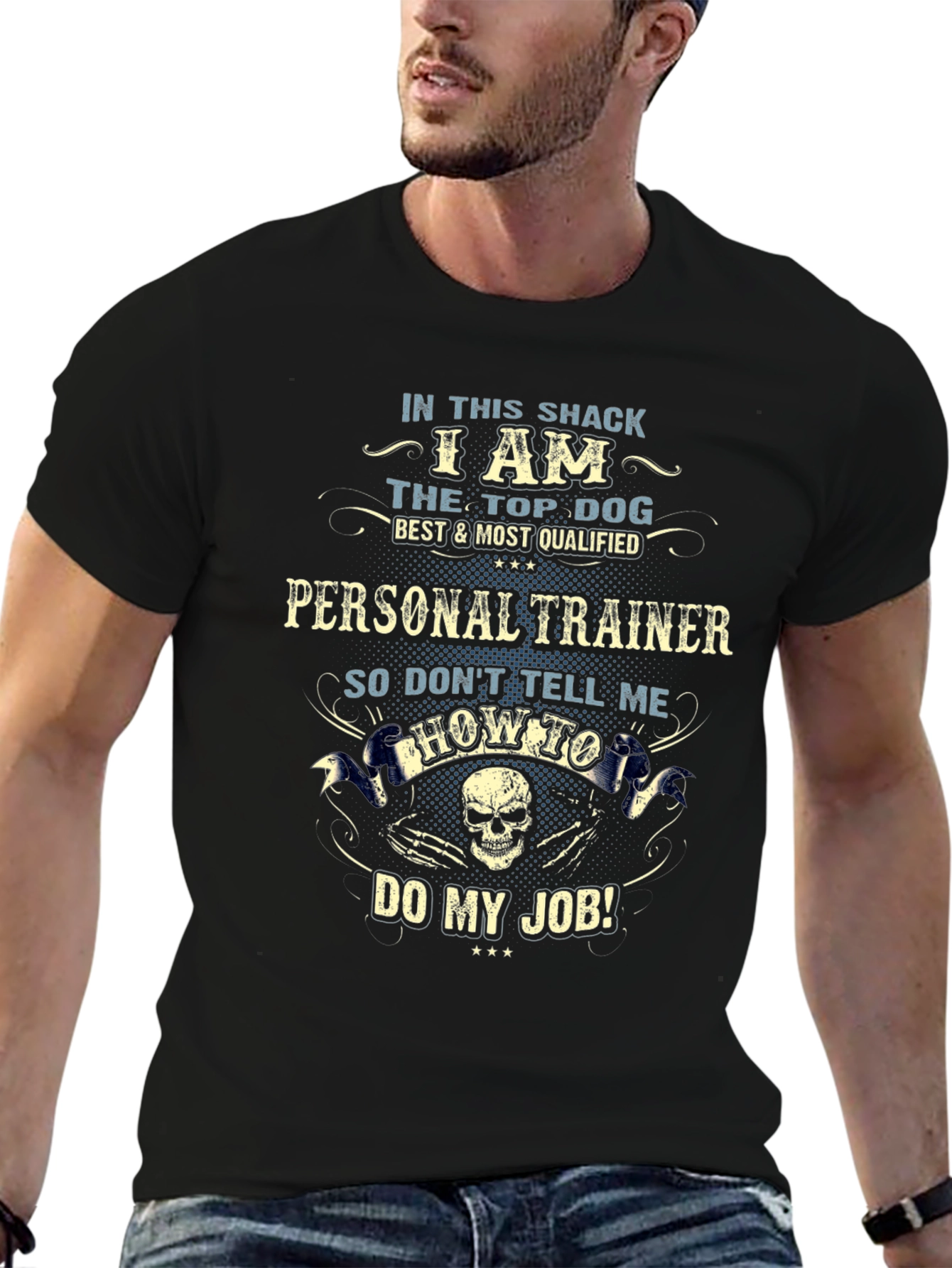 Personal Trainer Top Dog Graphic T-Shirt