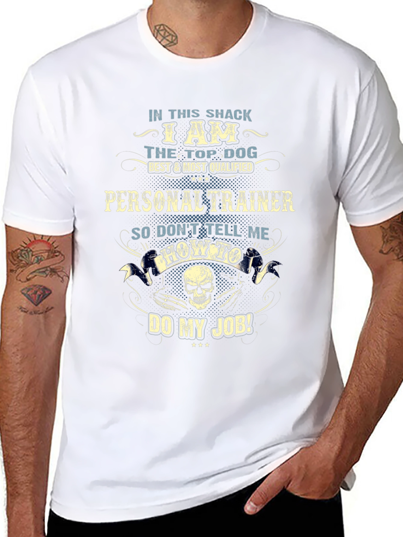 Personal Trainer Top Dog Graphic T-Shirt