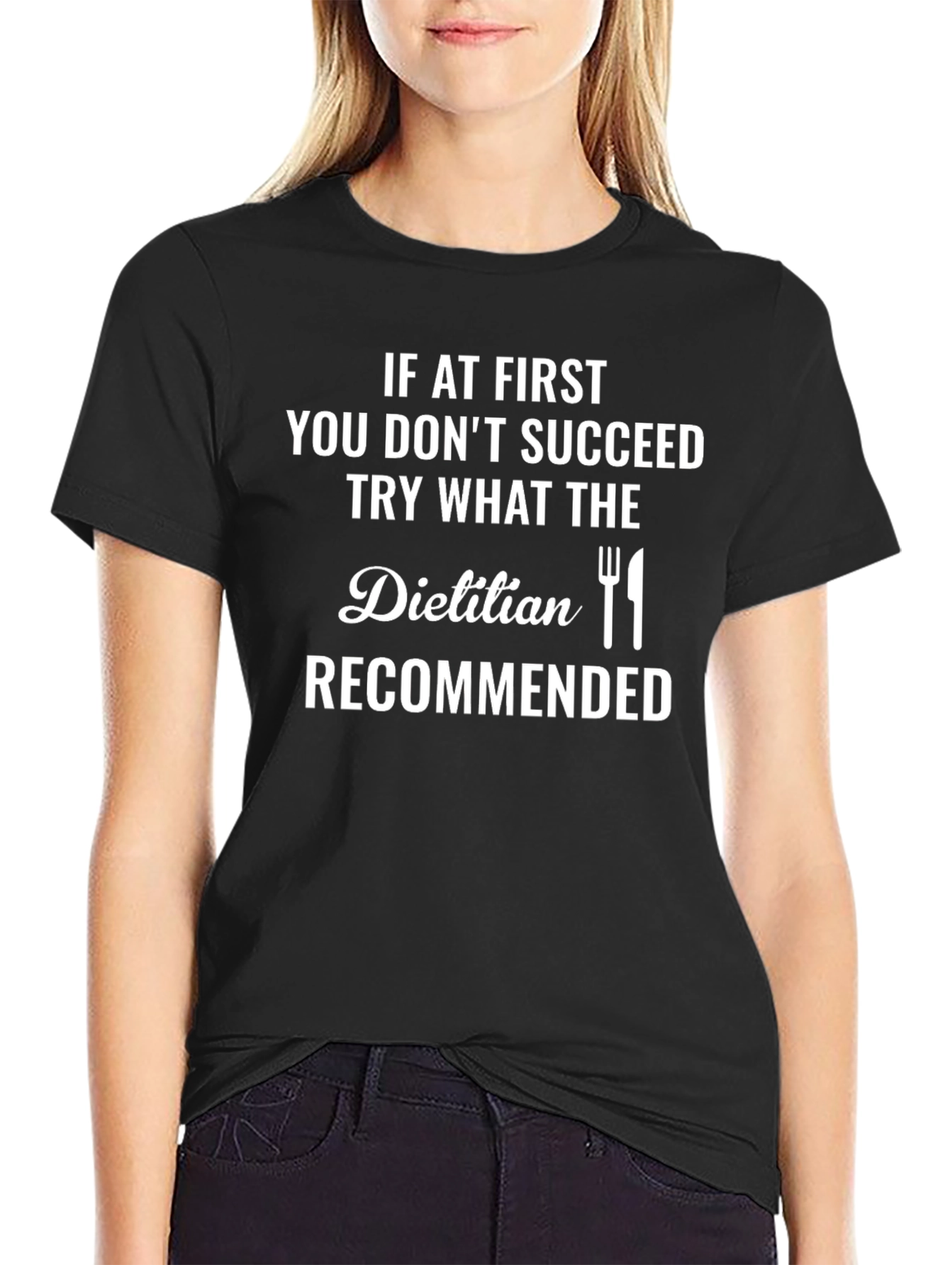 Dietitian Recommended T-Shirt Funny Health Tee
