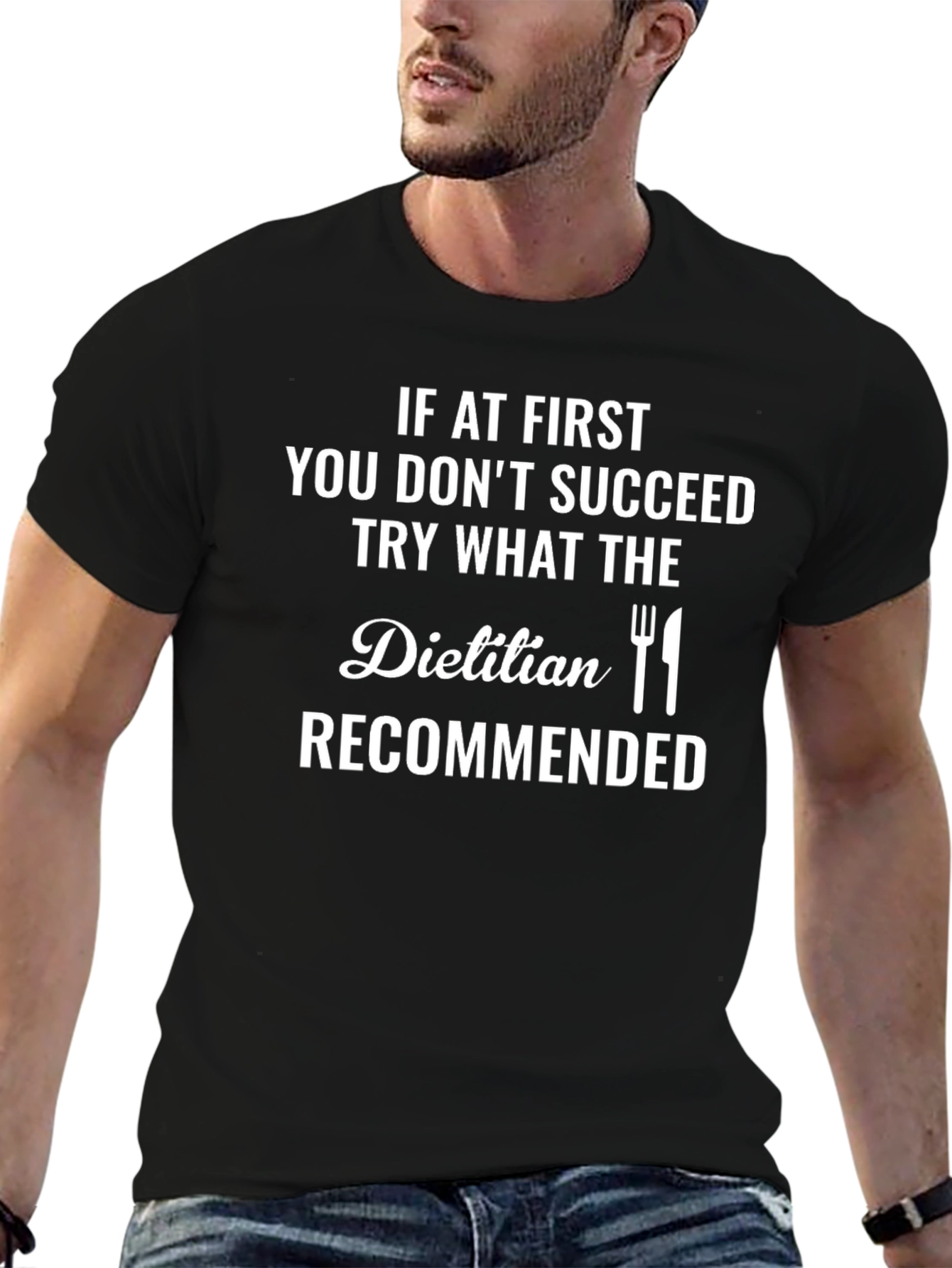 Dietitian Recommended T-Shirt Funny Health Tee