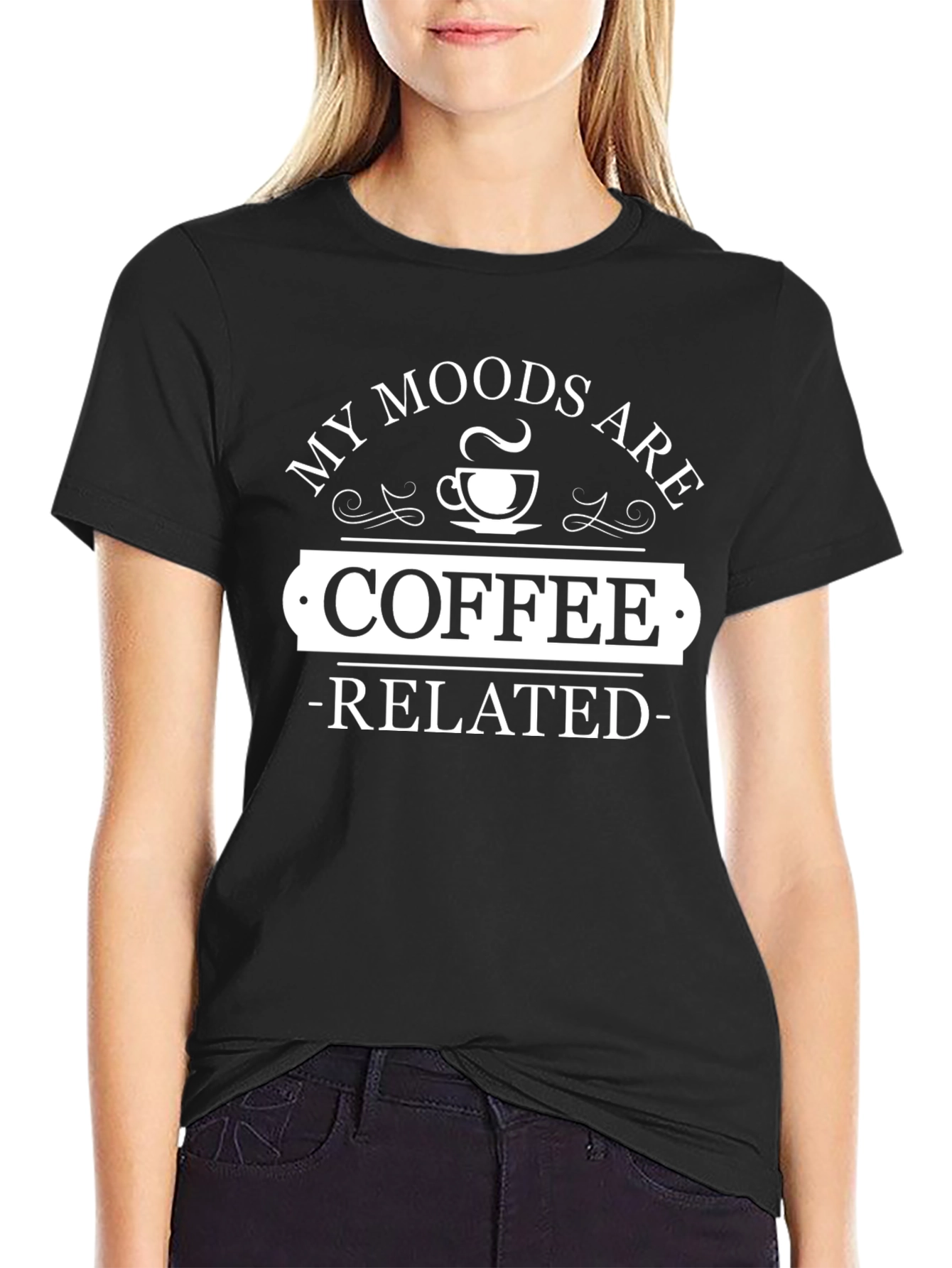 Coffee Related Moods T-Shirt - Casual Graphic Tee