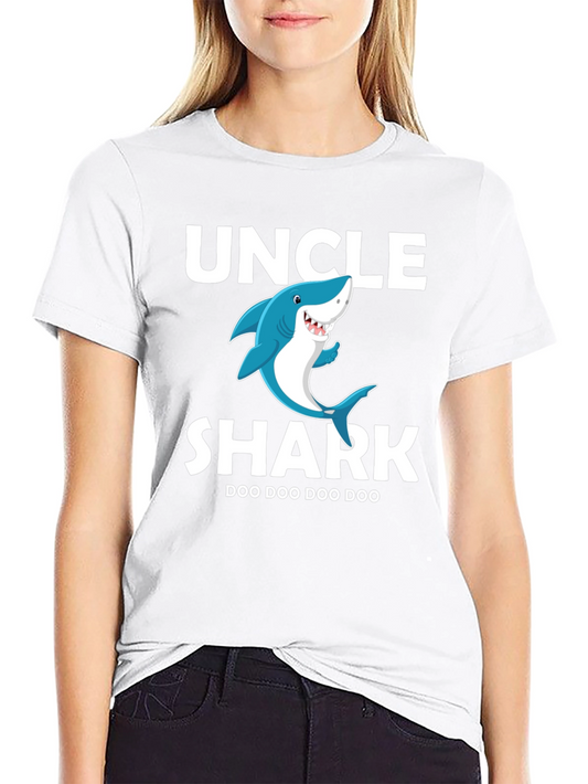 Uncle Shark Doo Doo T-Shirt - Fun Family Tee