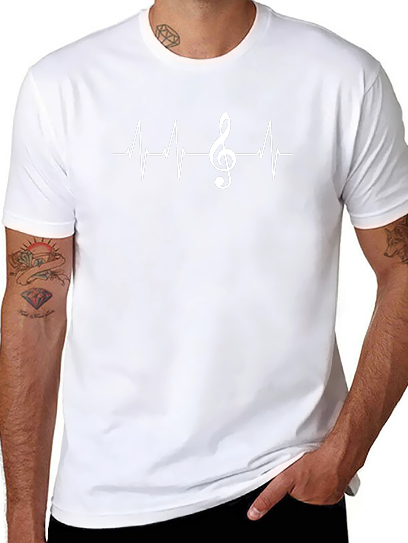 Music Heartbeat T-Shirt - Rhythm of Life