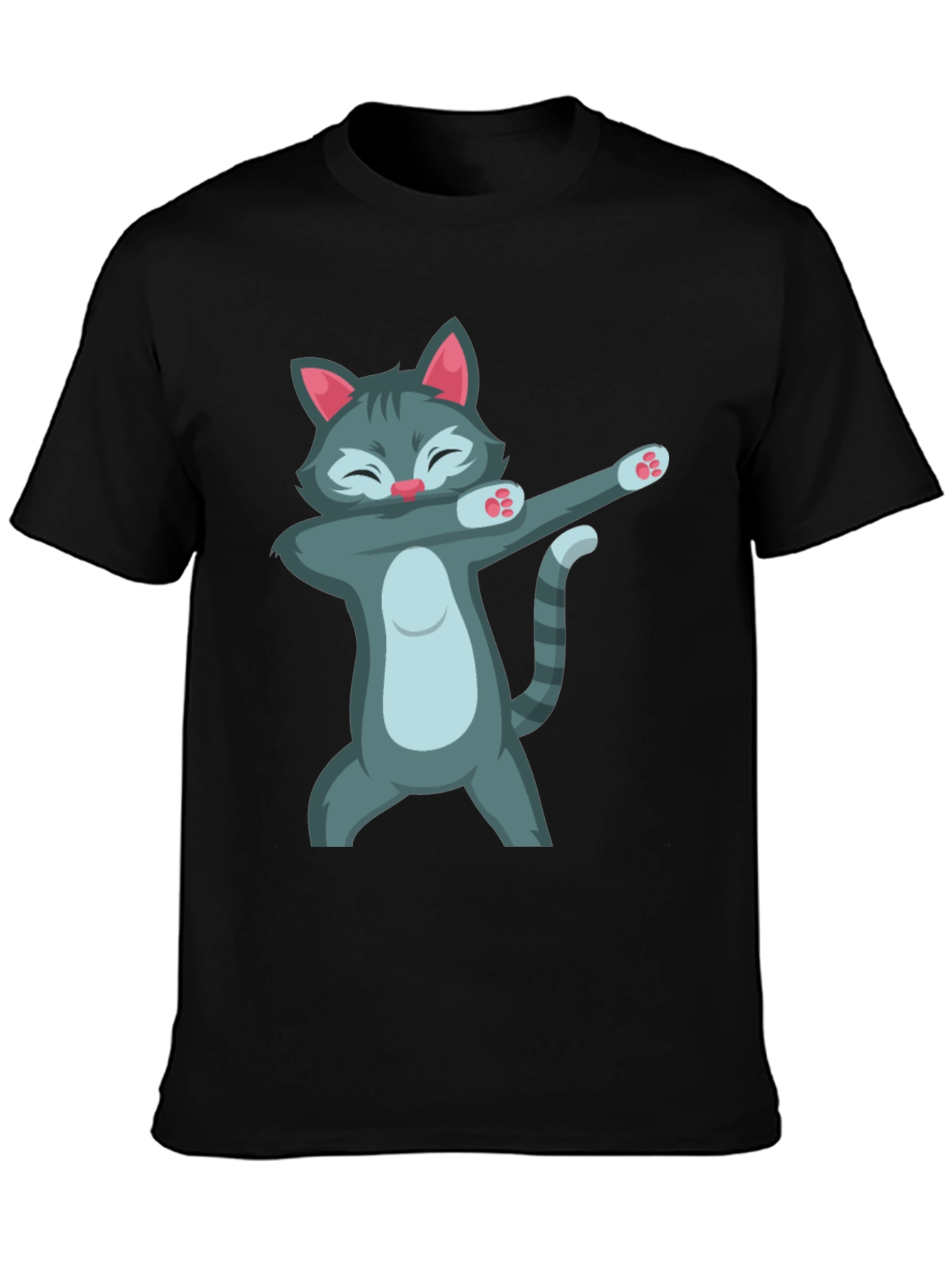 Dabbing Cat Graphic T-Shirt