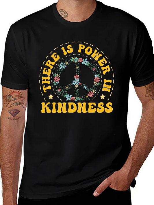 Power In Kindness Peace Sign T-Shirt