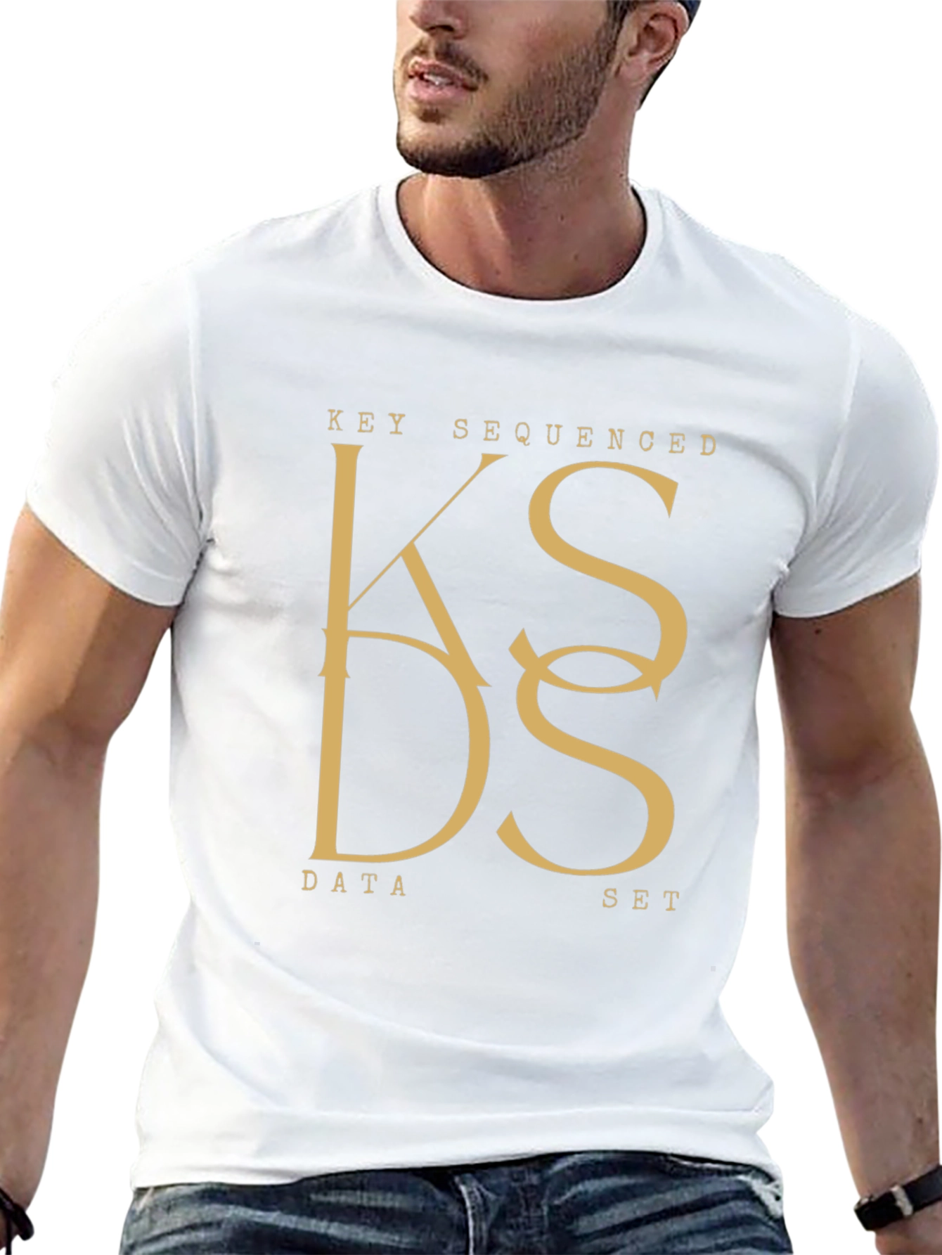 Key Sequenced Data Set Black T-Shirt
