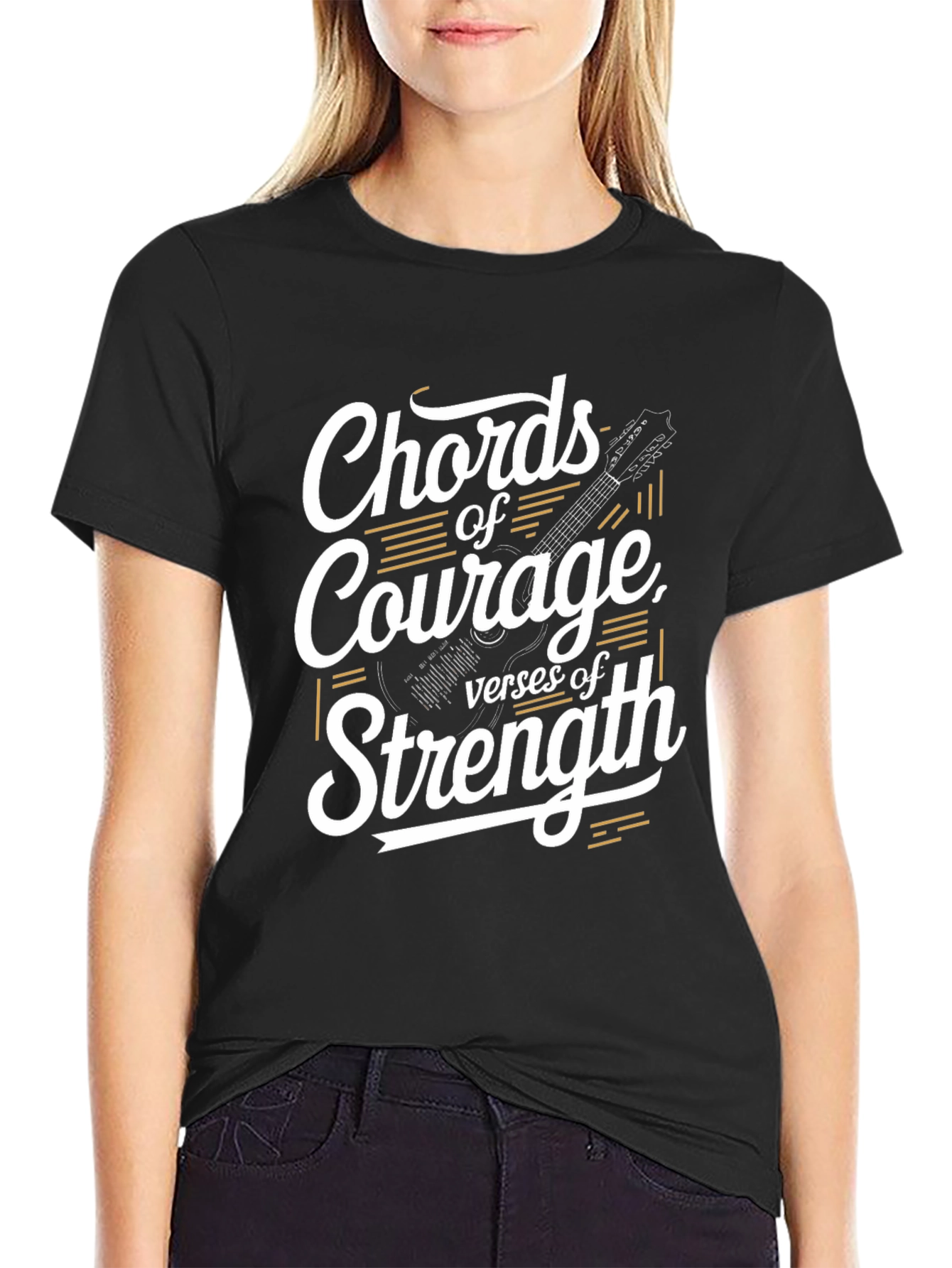 Chords of Courage Graphic T-Shirt