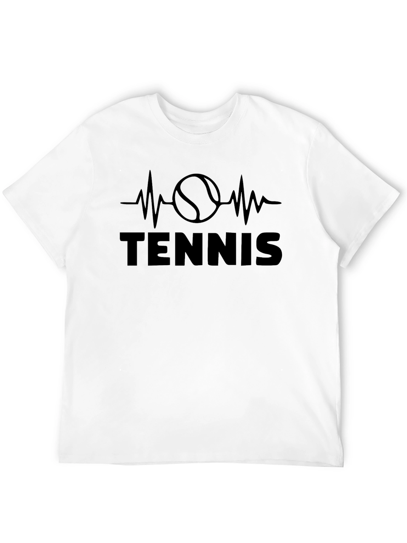 Tennis Heartbeat Graphic T-Shirt