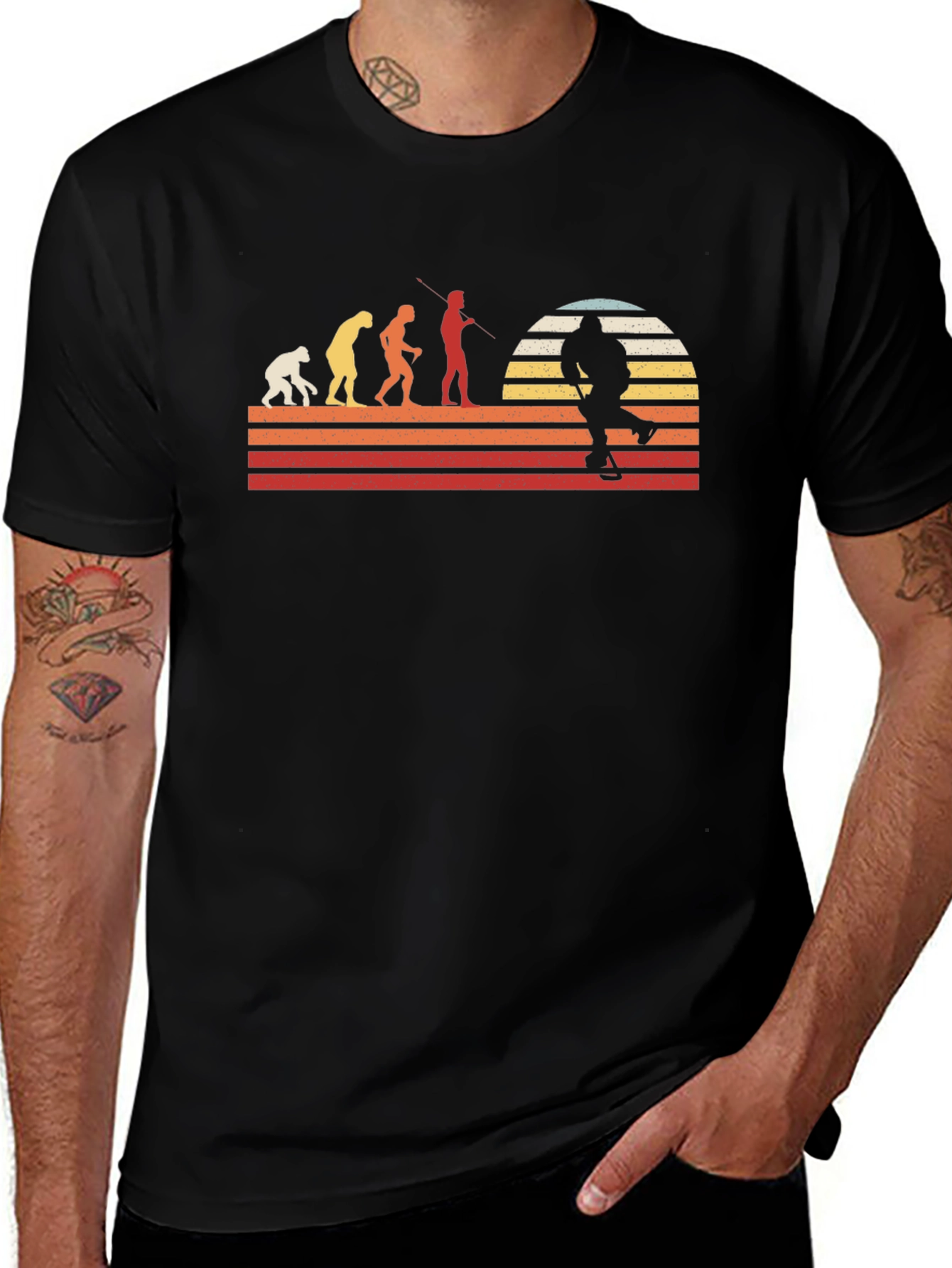 Evolution of Lacrosse T-Shirt