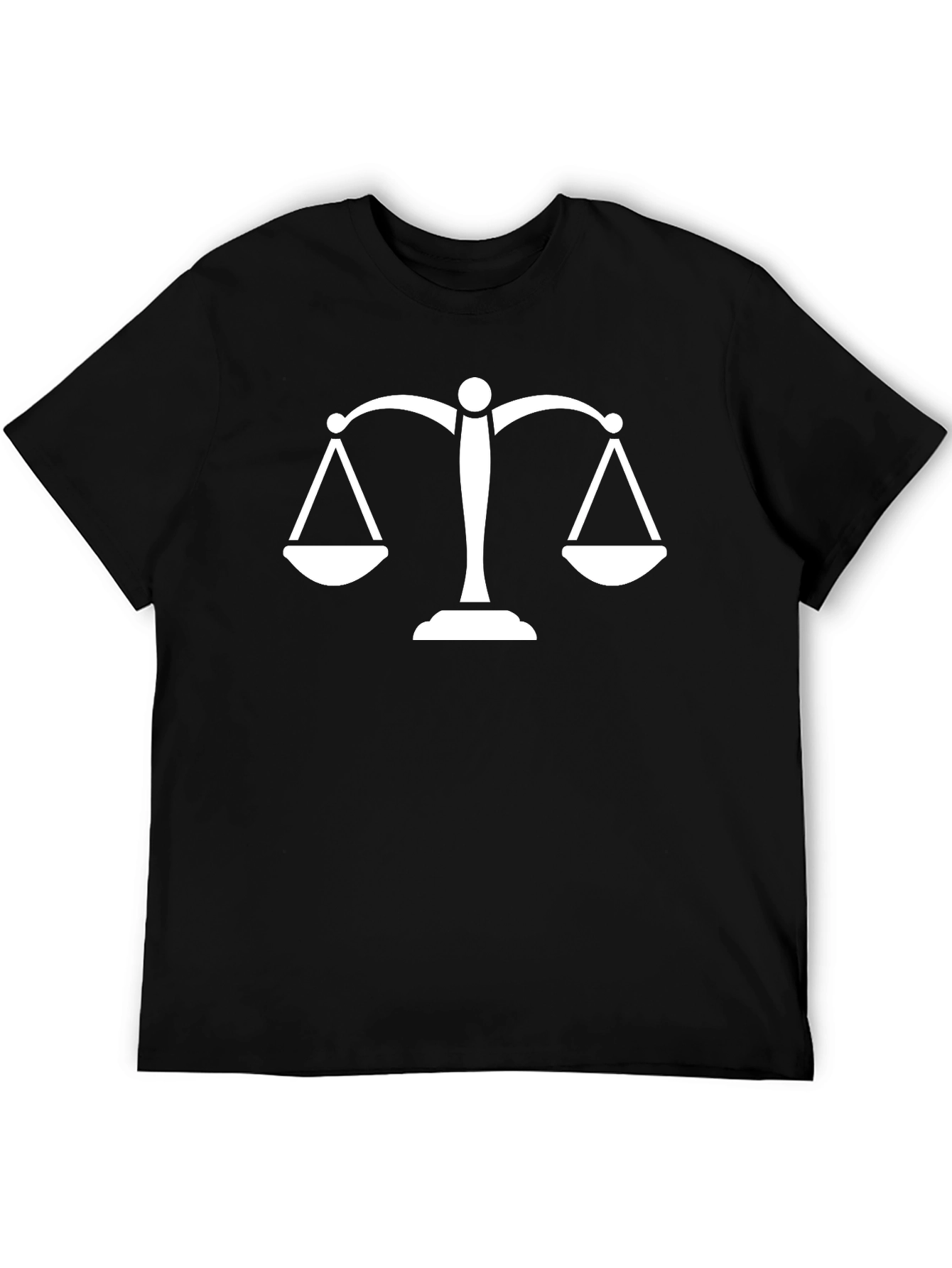 Scales of Justice Graphic Tee - Balance & Equality