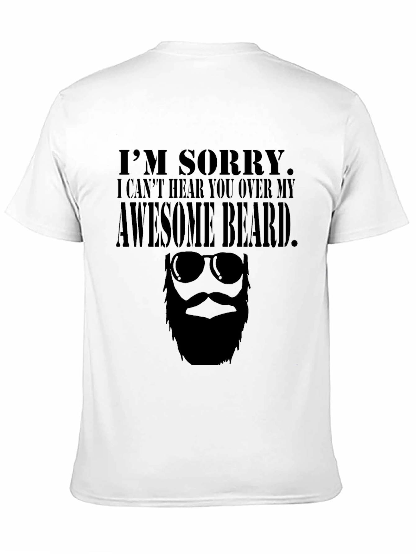 Awesome Beard T-Shirt - Funny Graphic Tee