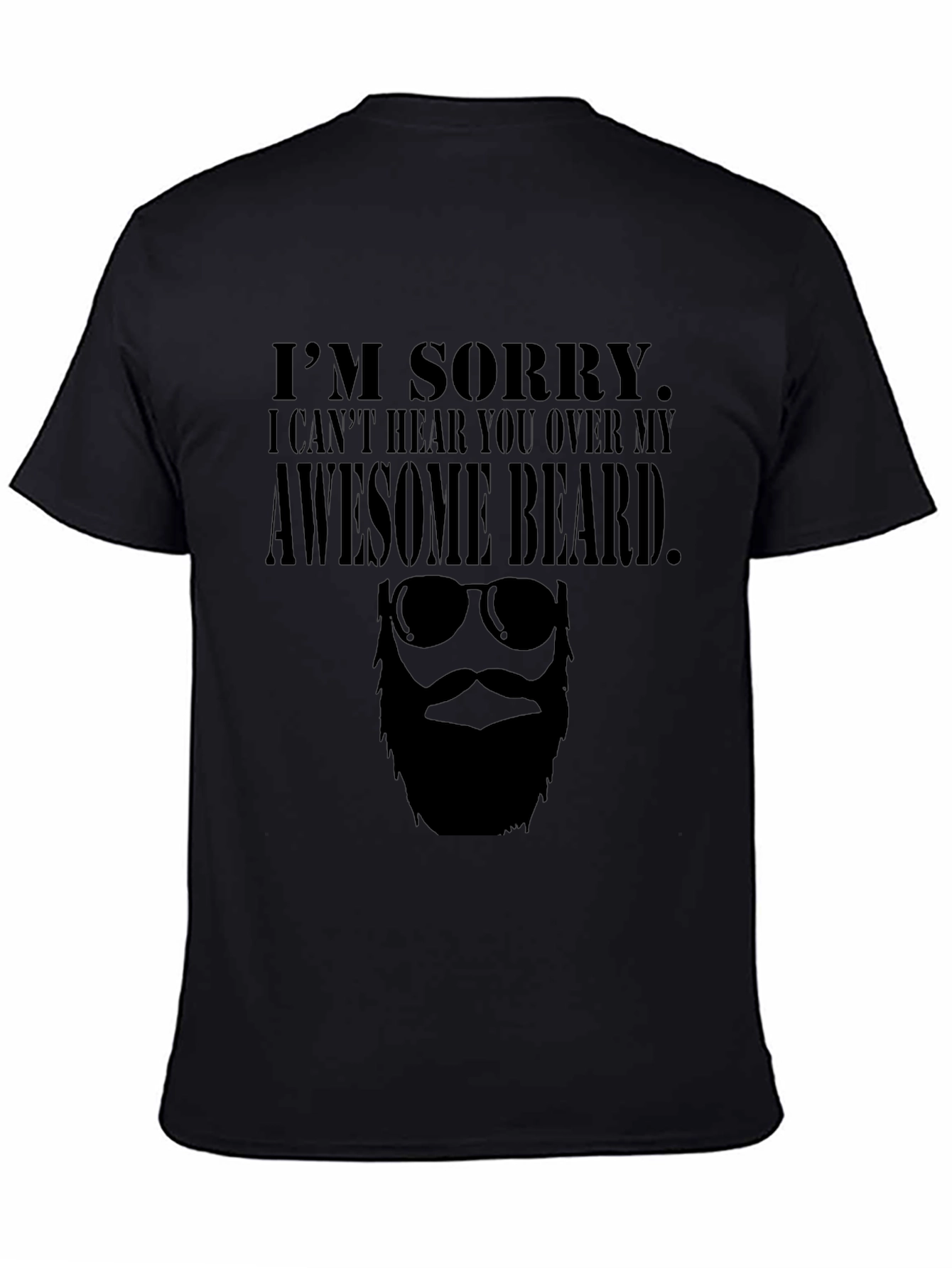 Awesome Beard T-Shirt - Funny Graphic Tee