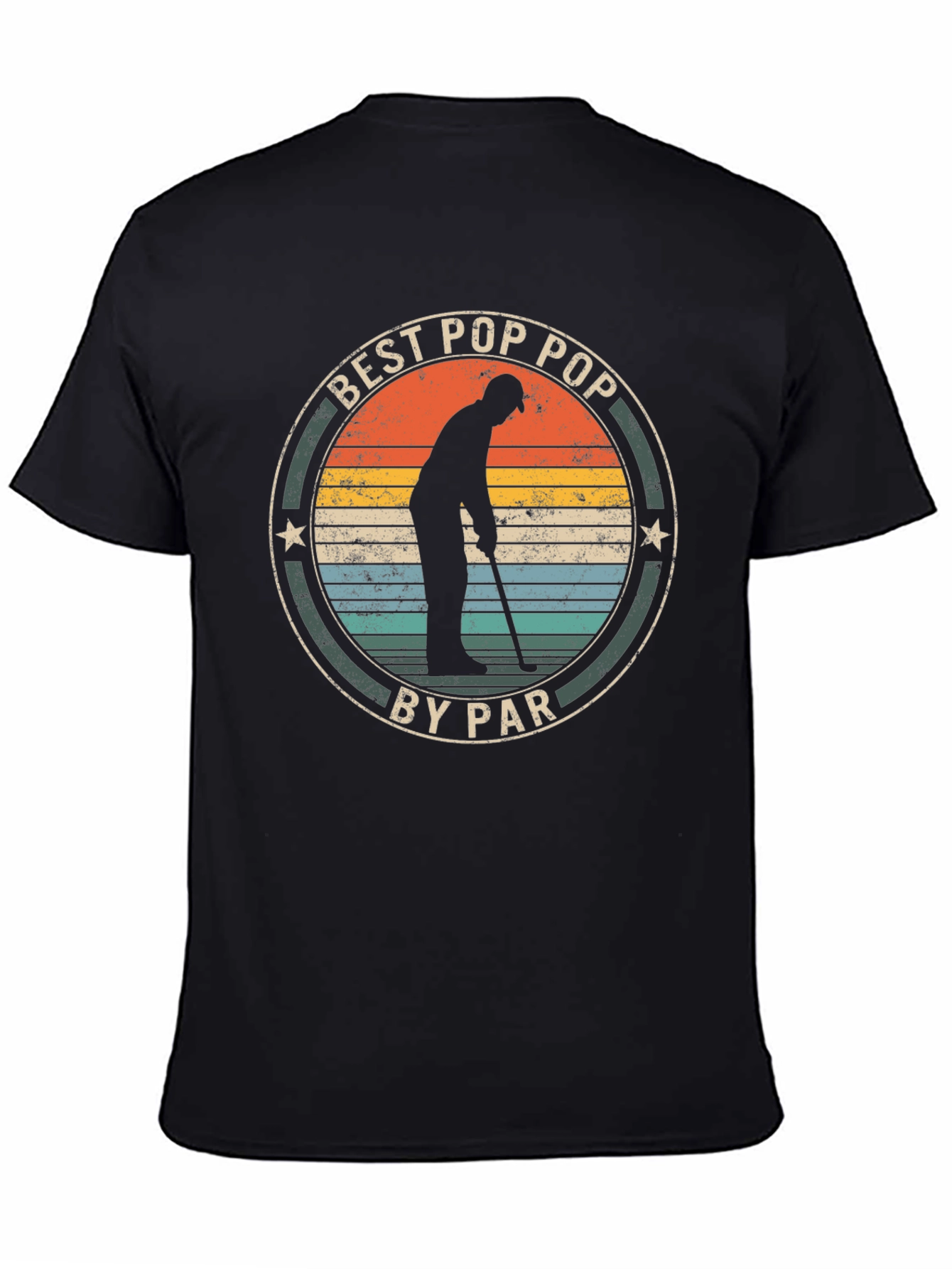 Best Pop Pop By Par T-Shirt Golfer Fathers Day
