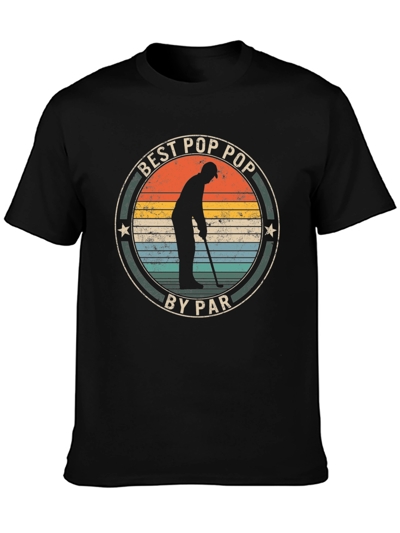 Best Pop Pop By Par T-Shirt Golfer Fathers Day