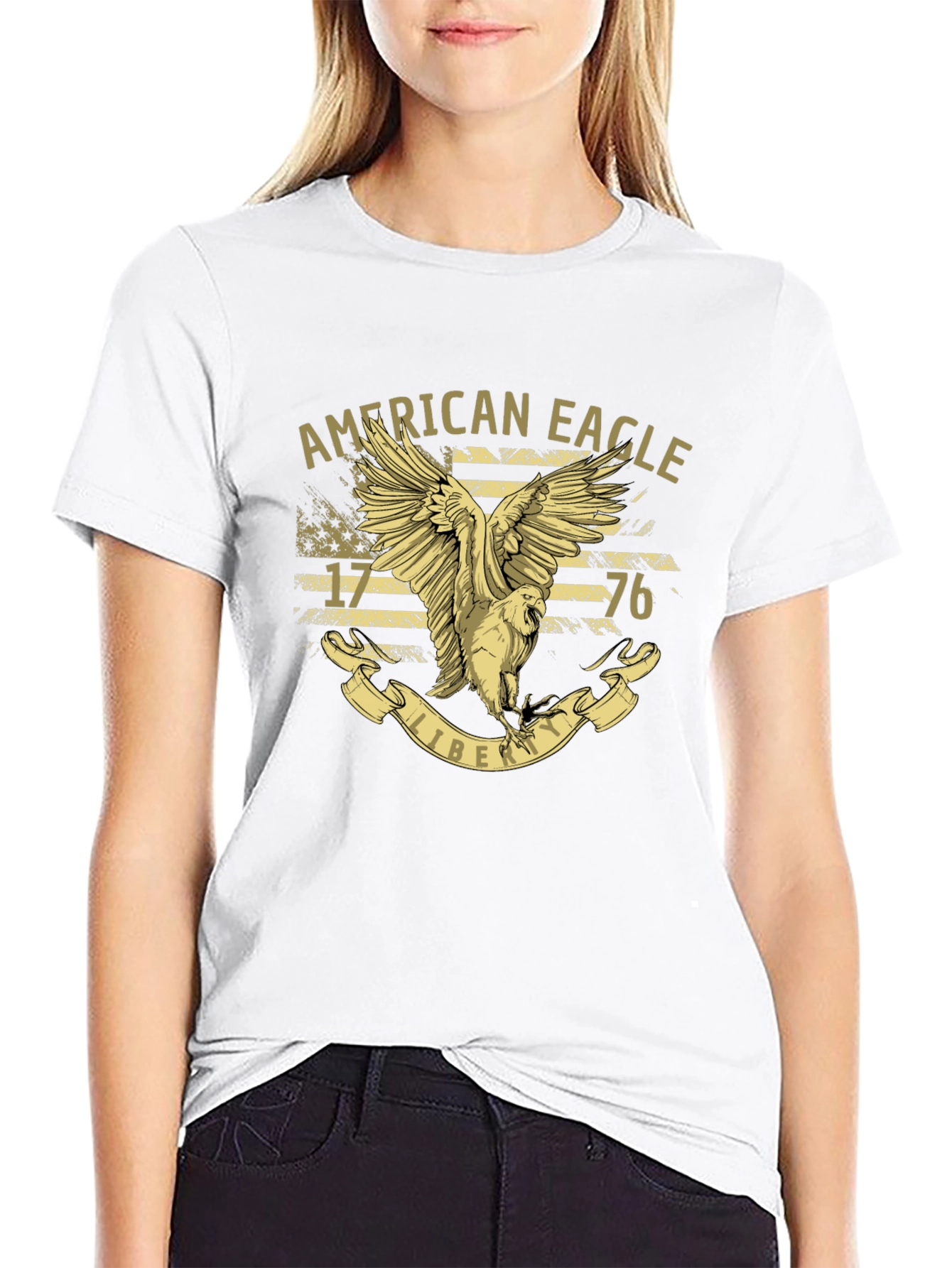 American Eagle Liberty Graphic T-Shirt