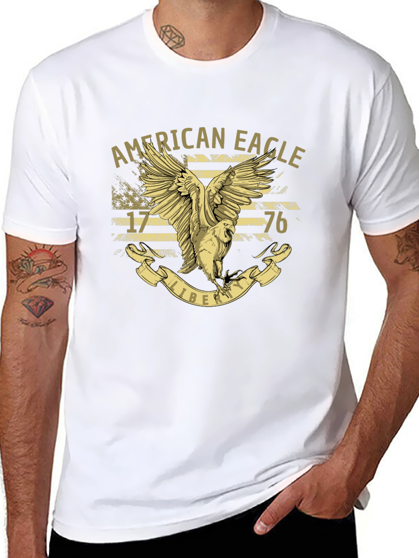 American Eagle Liberty Graphic T-Shirt