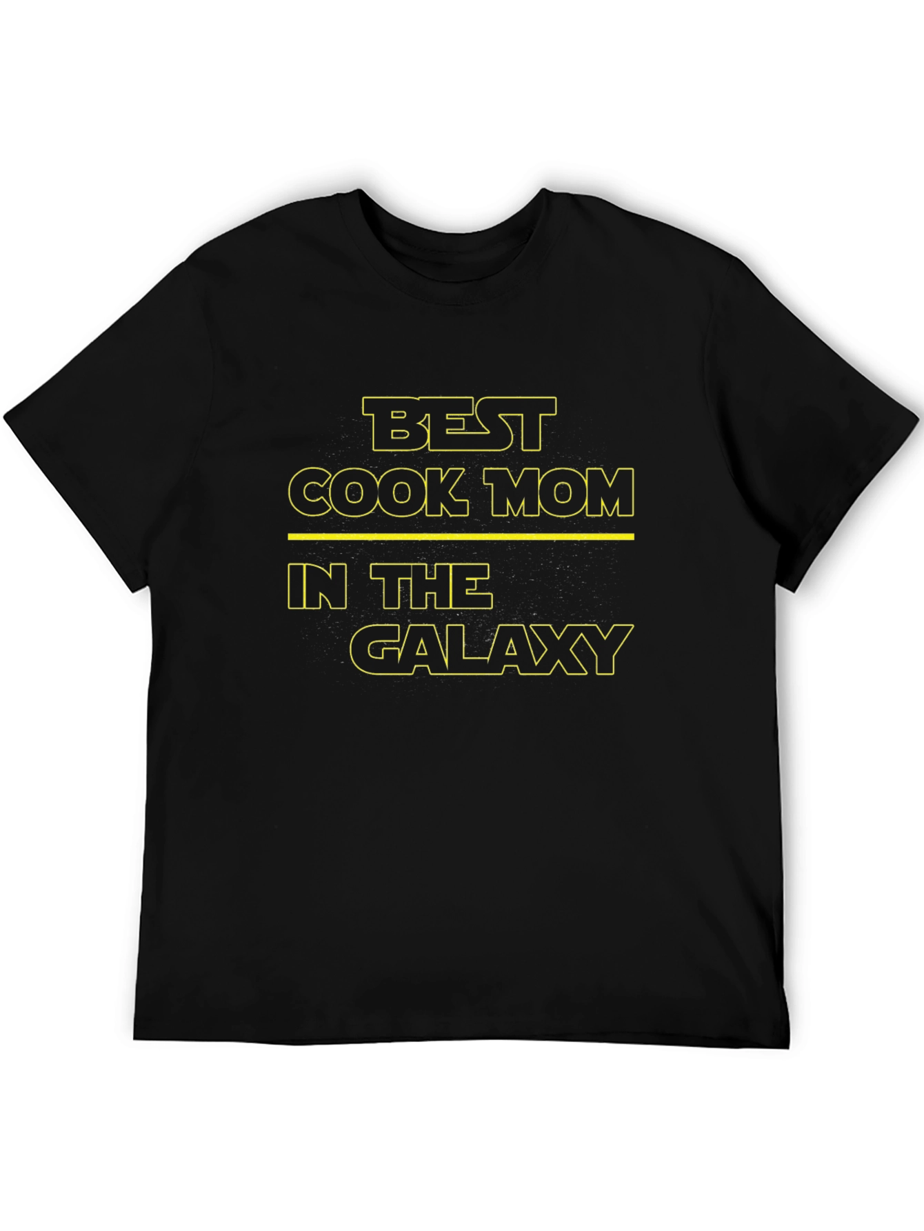 Best Cook Mom in the Galaxy Black T-Shirt
