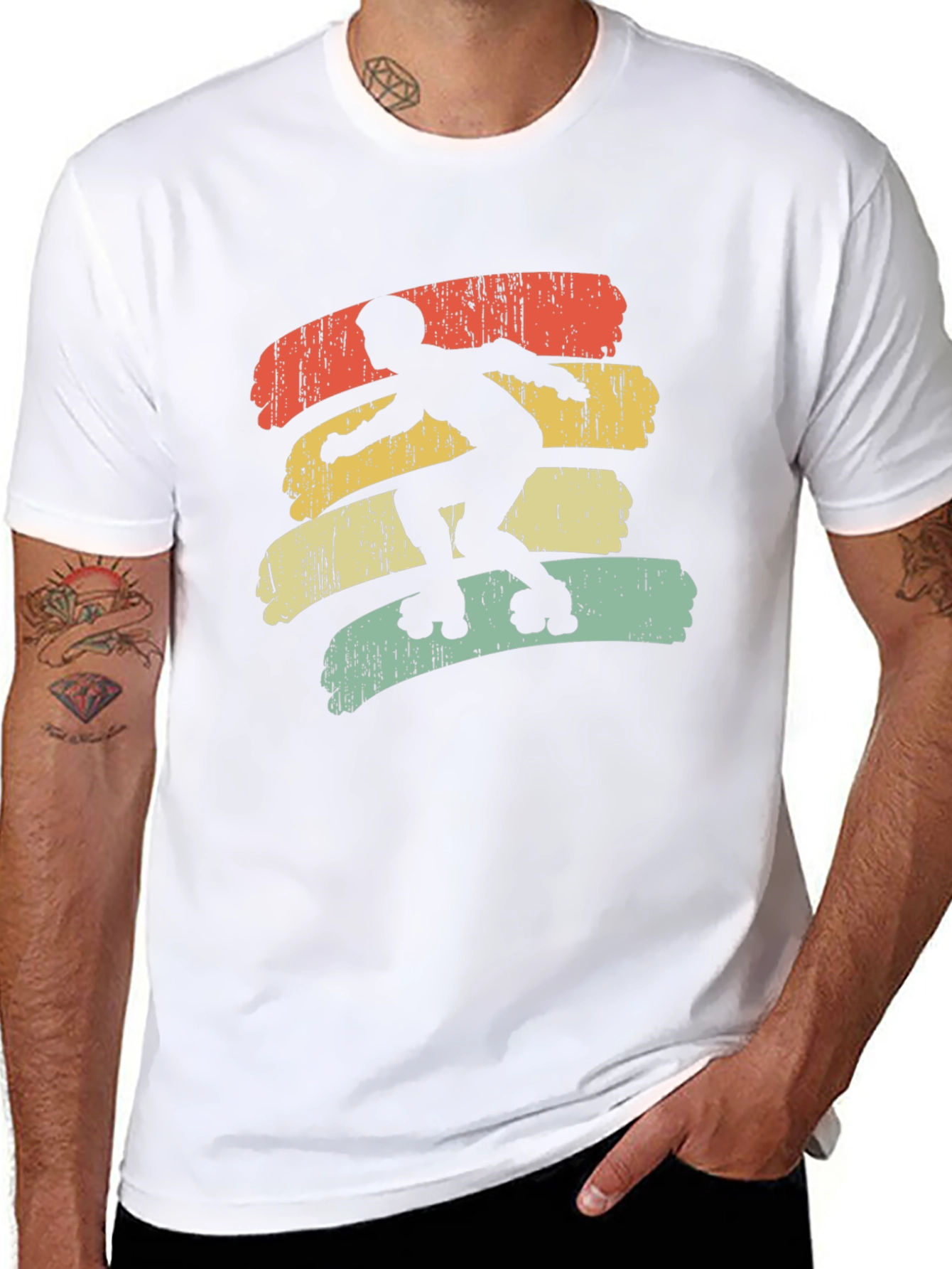 Retro Roller Skating Graphic Tee