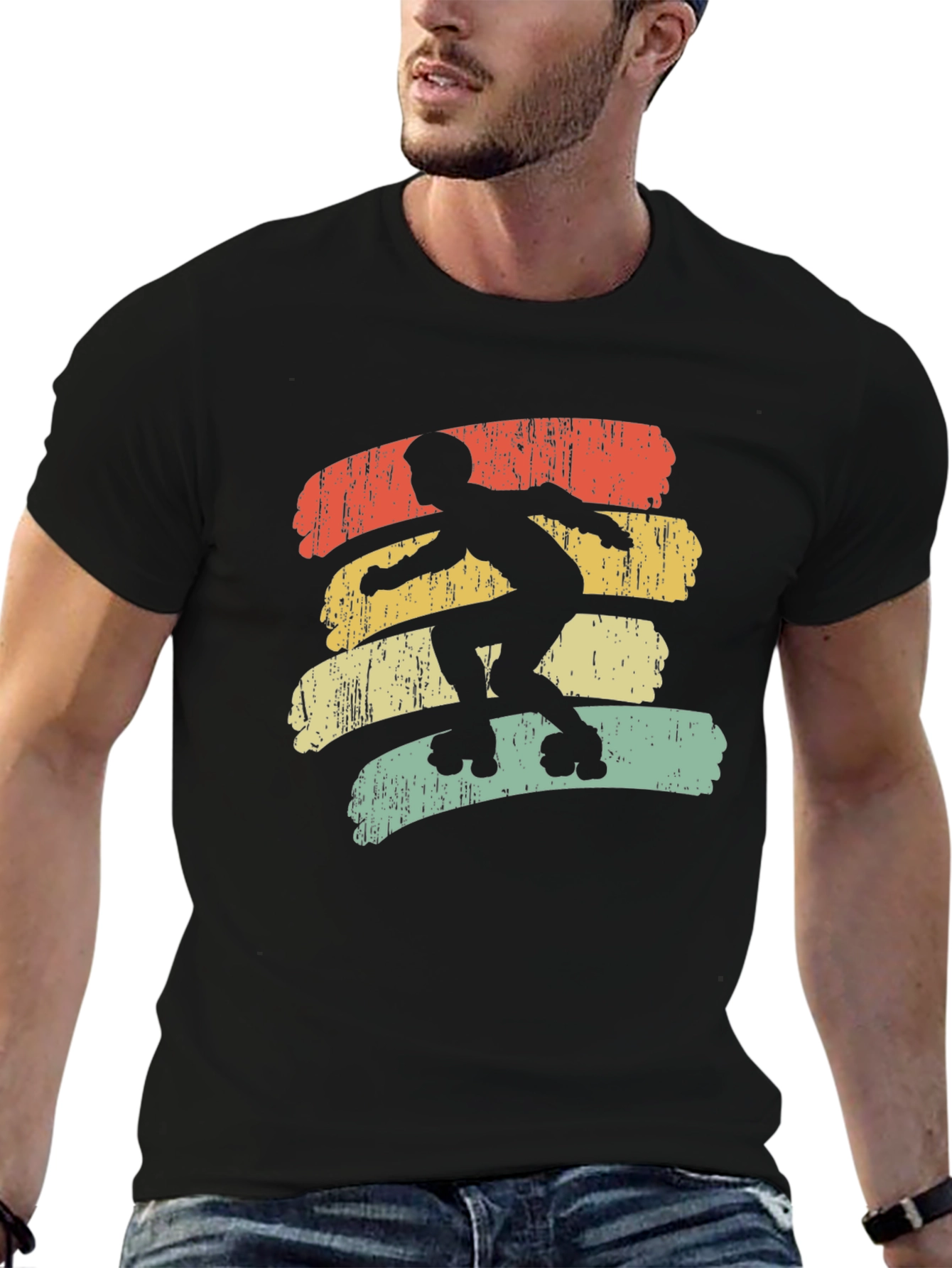 Retro Roller Skating Graphic Tee