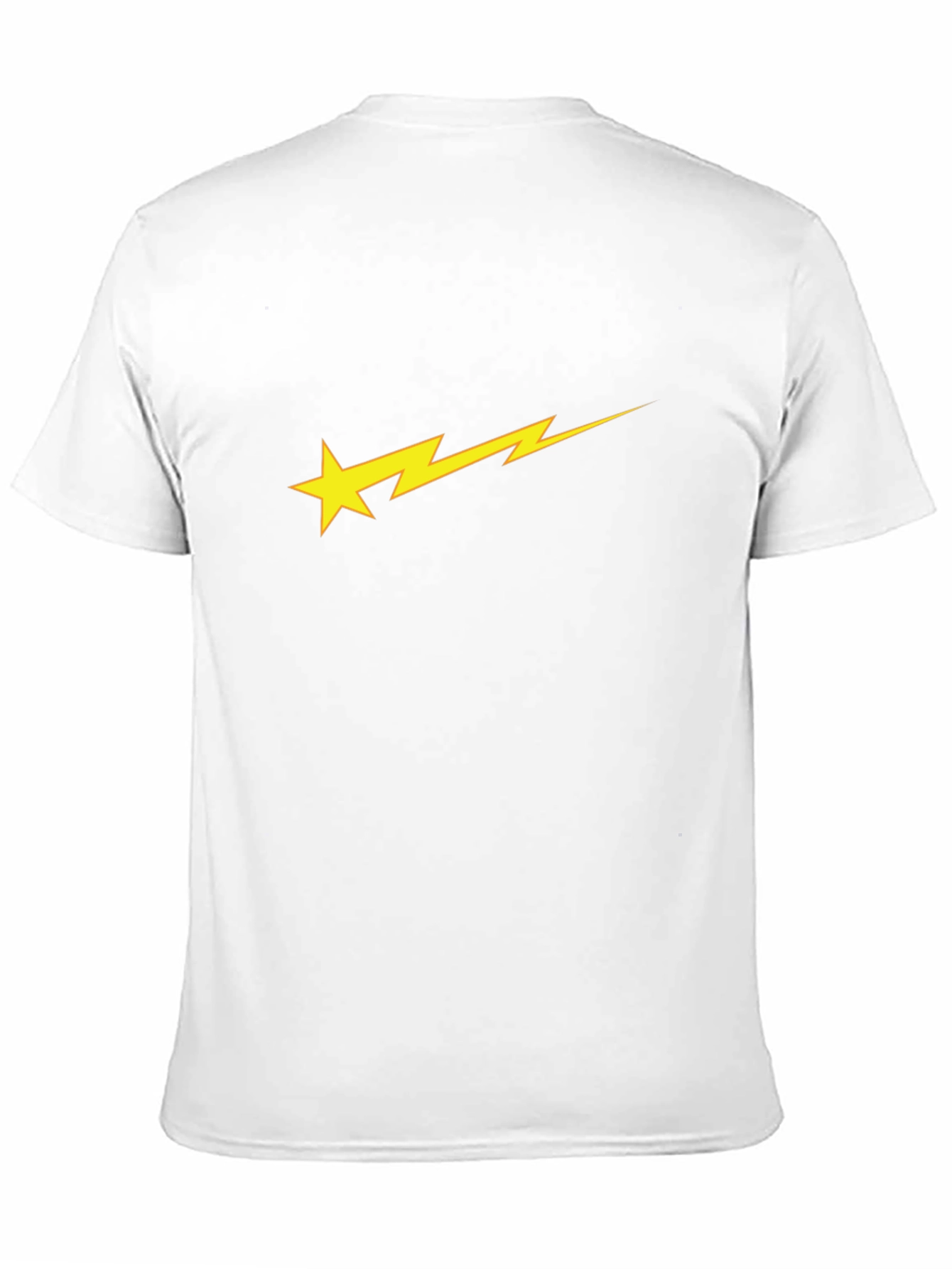 Star Bolt Graphic Black Tee - Stylish & Unique