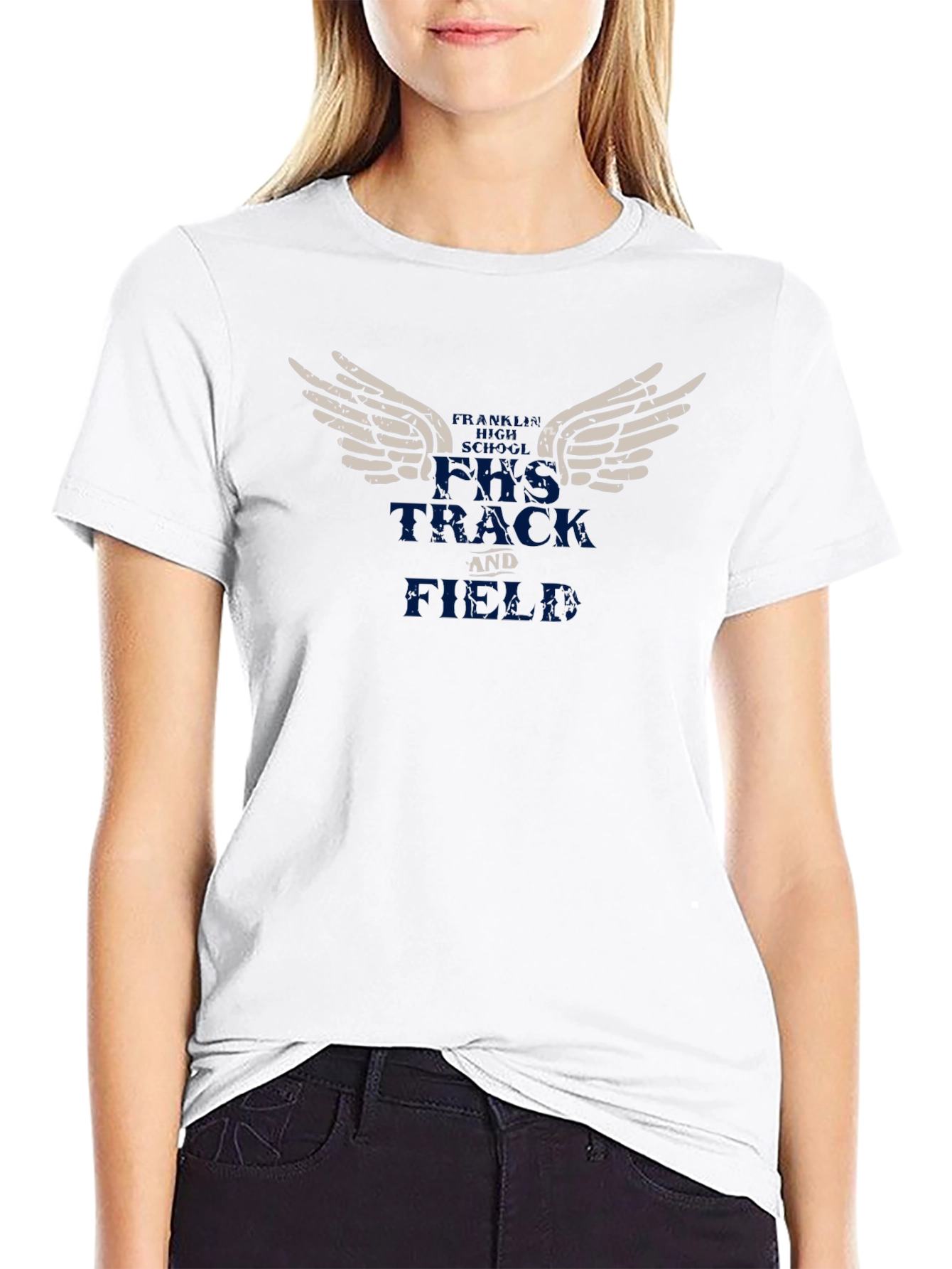 Track & Field Winged Tee - Athletic Style