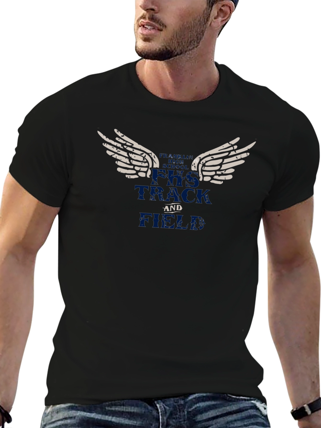 Track & Field Winged Tee - Athletic Style