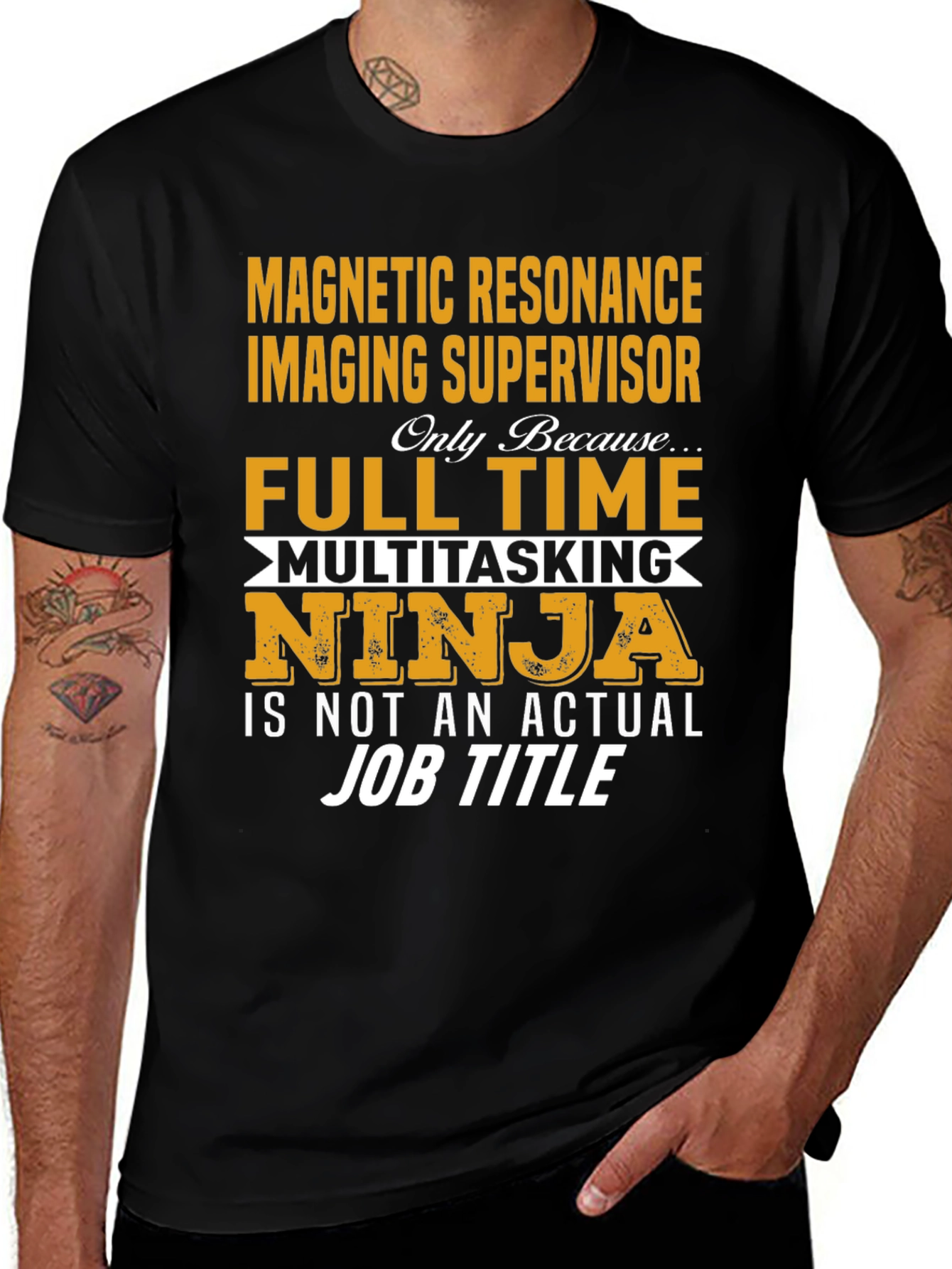 MRI Supervisor Full-Time Ninja T-Shirt