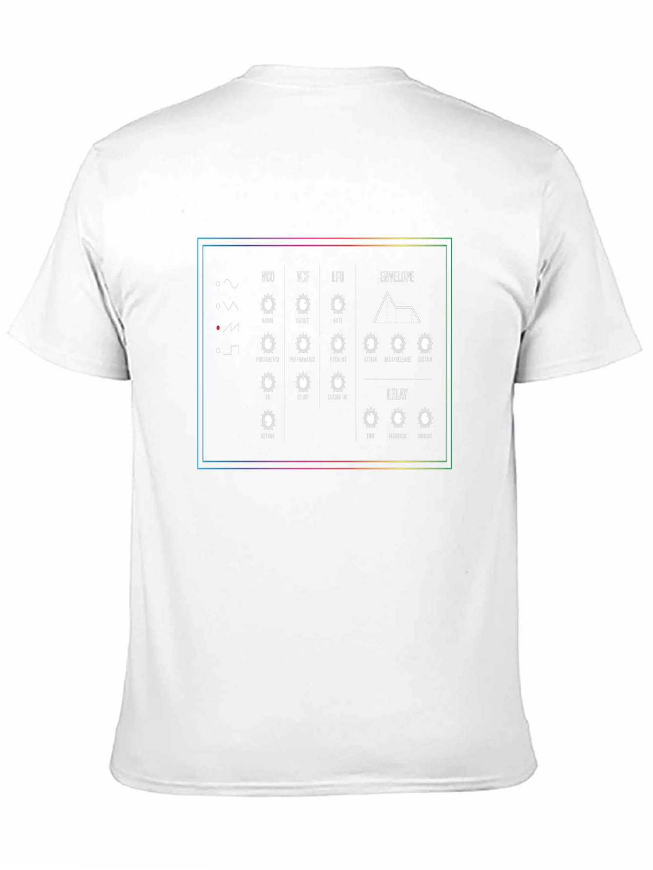 Synthesizer Panel Graphic T-Shirt - Musician Tee
