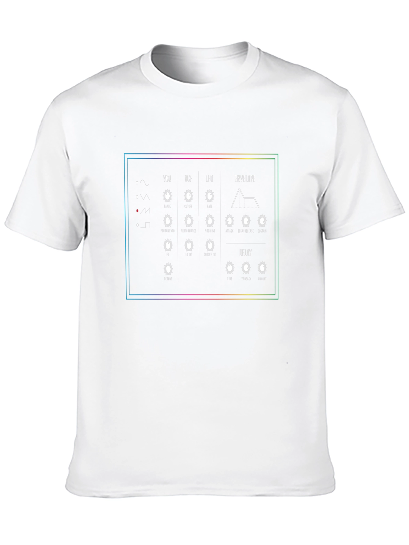 Synthesizer Panel Graphic T-Shirt - Musician Tee