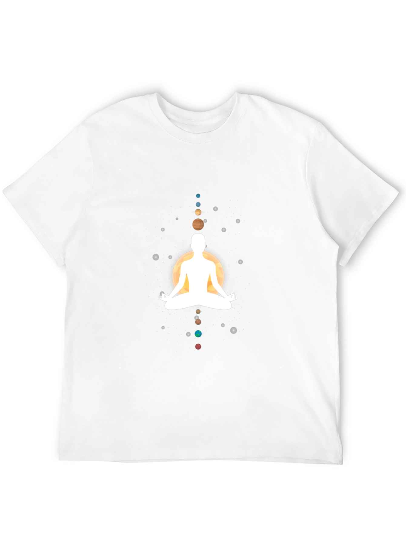 Zen Planets Black T-Shirt