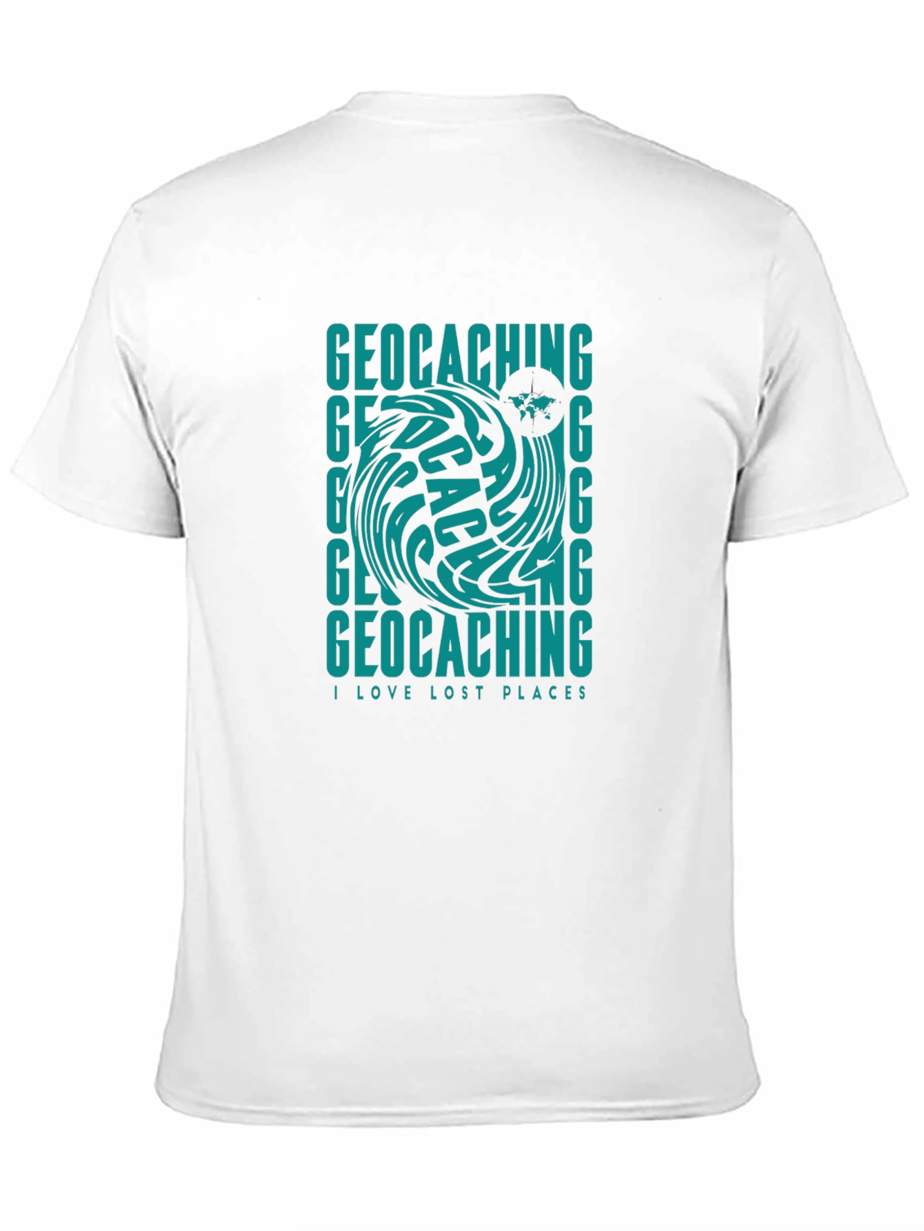 Geocaching T-Shirt - I Love Lost Places