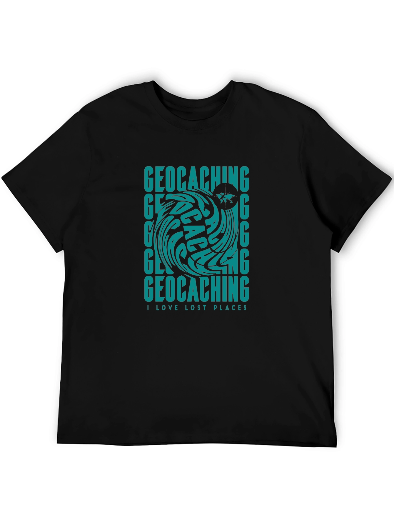 Geocaching T-Shirt - I Love Lost Places
