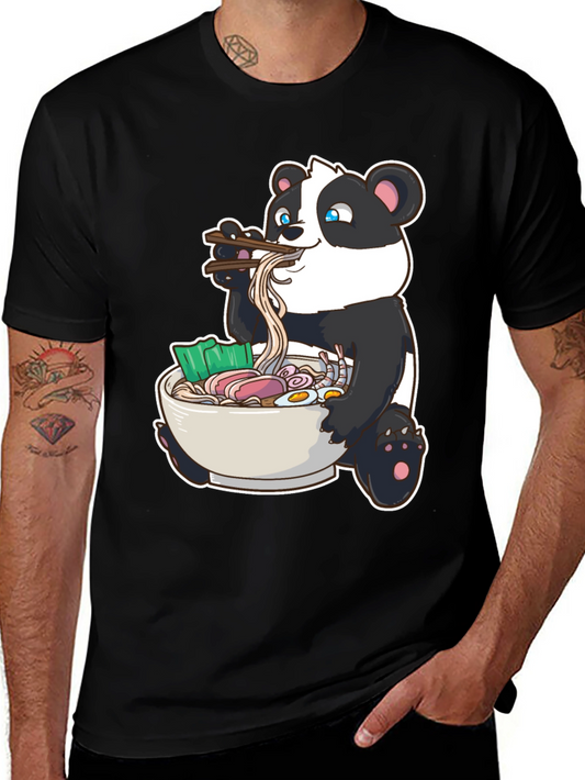 Panda Ramen T-Shirt - Cute Anime Foodie Tee