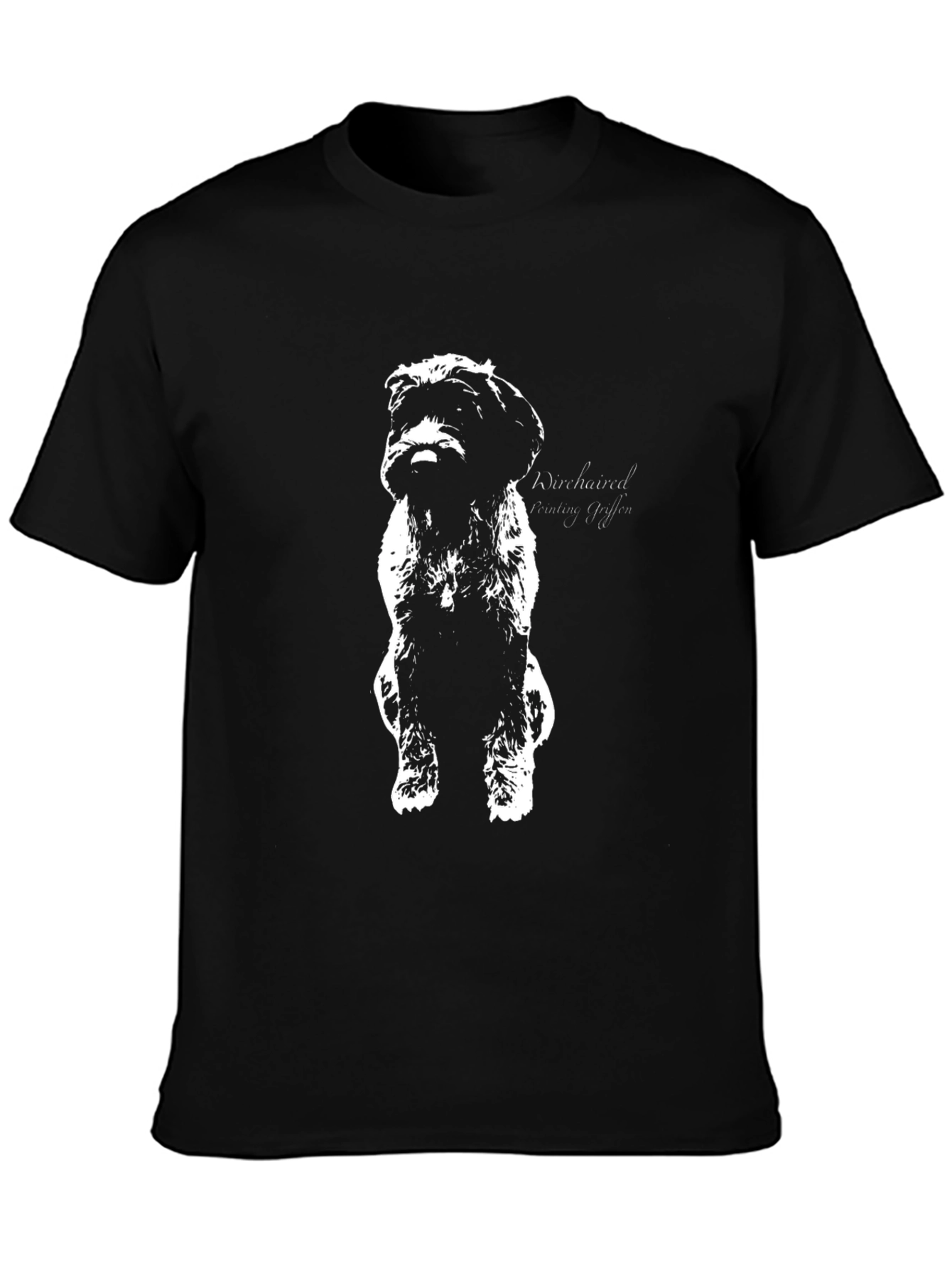 Wirehaired Pointing Griffon T-Shirt – Elegant Dog Lover Tee