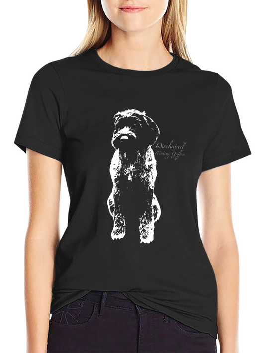 Wirehaired Pointing Griffon T-Shirt – Elegant Dog Lover Tee