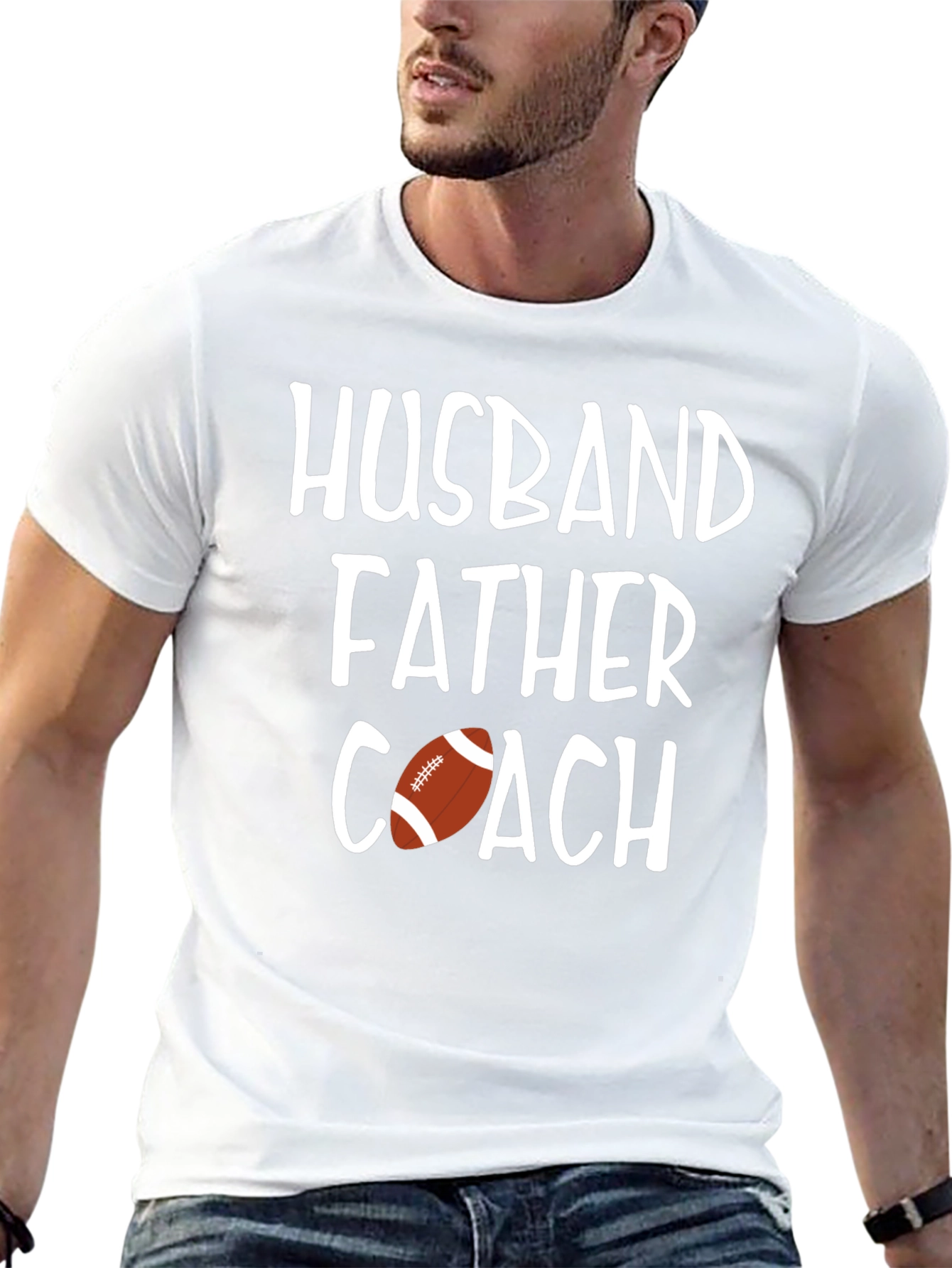 Husband Father Coach Graphic T-Shirt