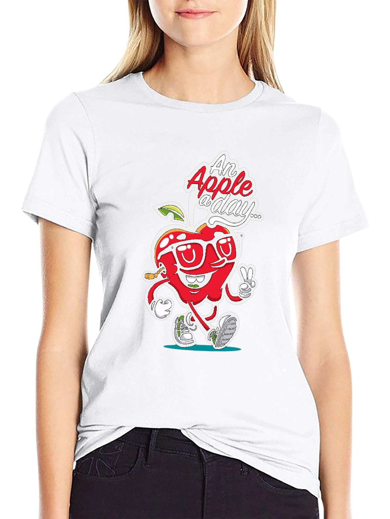 Cool Apple Graphic T-Shirt
