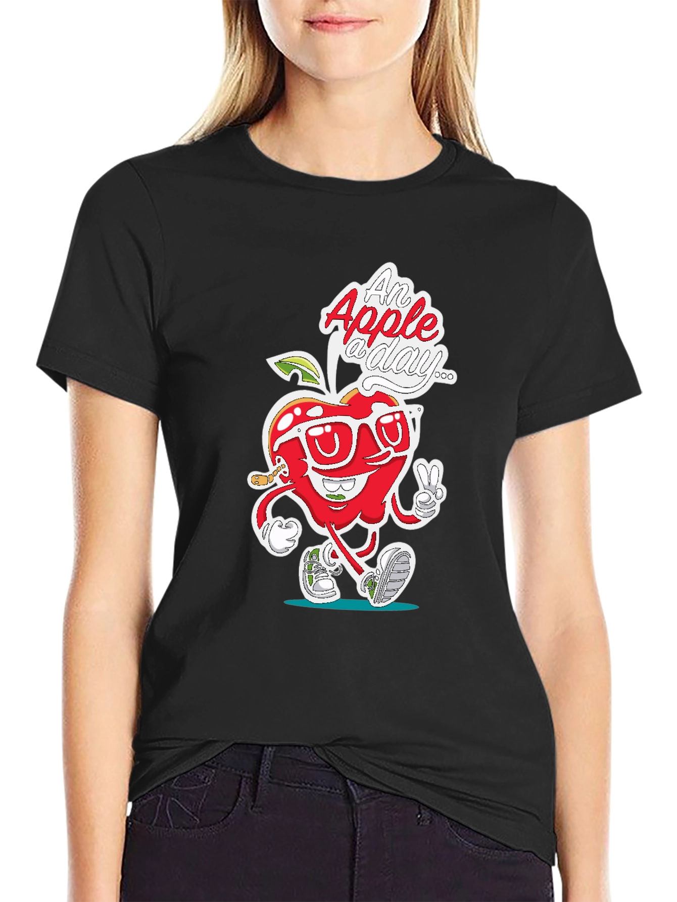 Cool Apple Graphic T-Shirt