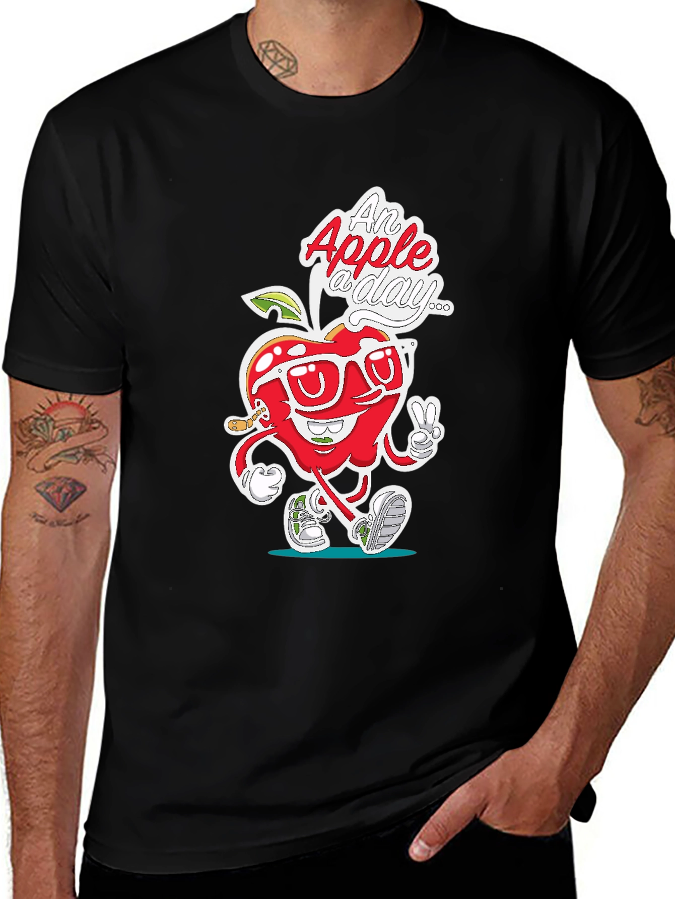 Cool Apple Graphic T-Shirt