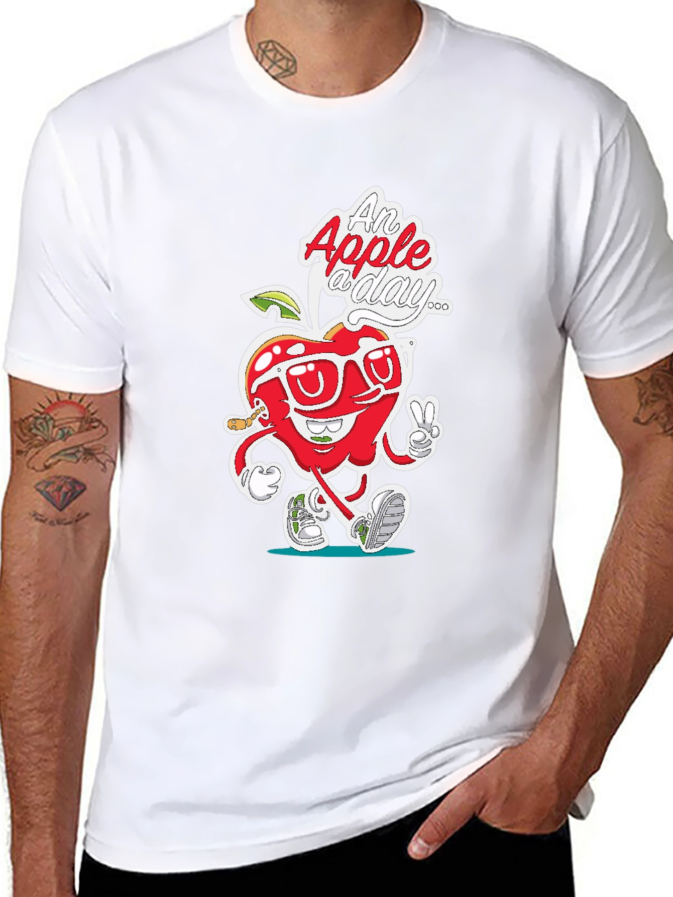 Cool Apple Graphic T-Shirt