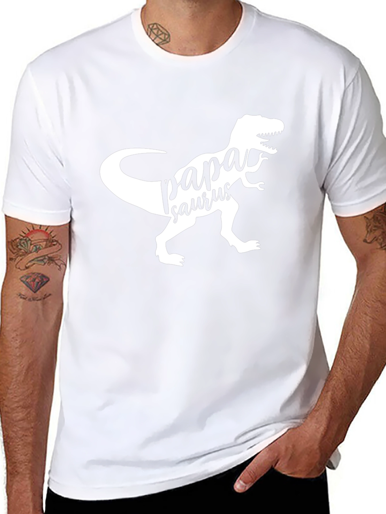 Papa Saurus T-Shirt - Fathers Day Gift
