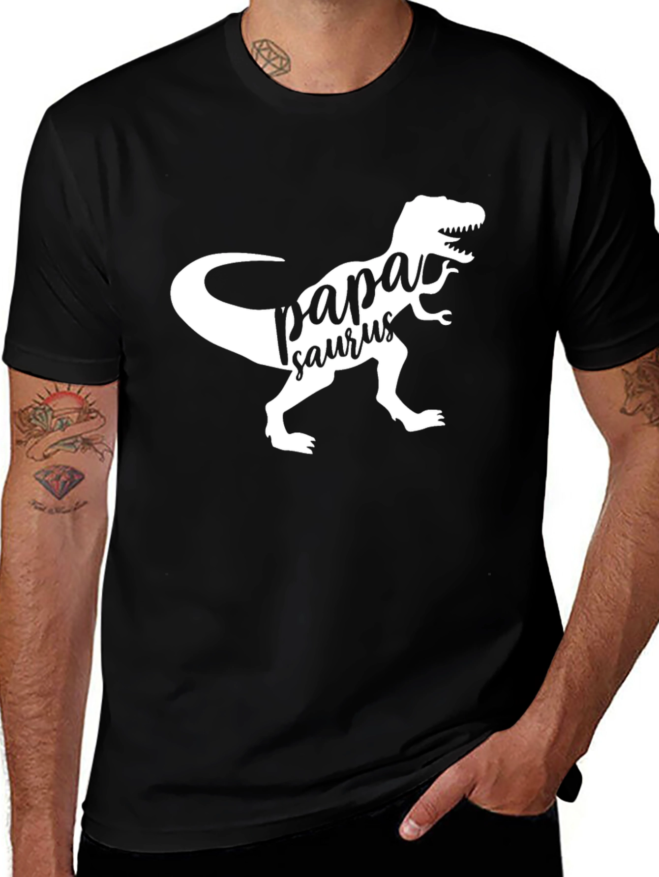 Papa Saurus T-Shirt - Fathers Day Gift