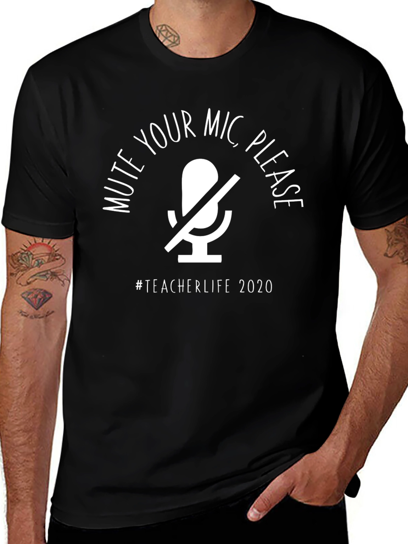Mute Your Mic Teacher Life T-Shirt